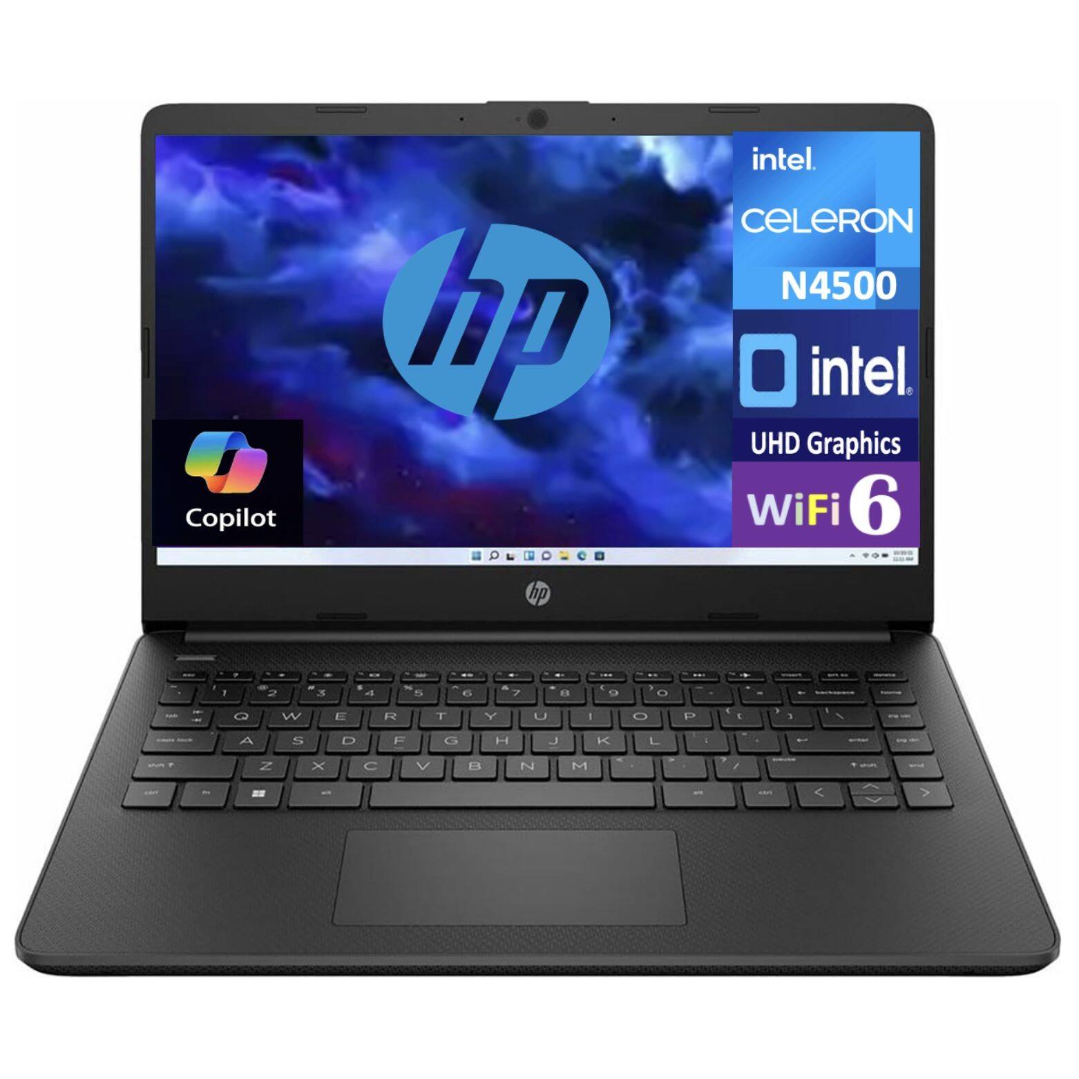 Copilot HP Intel Celeron N4500 Intel UHD Graphics WiFi 6