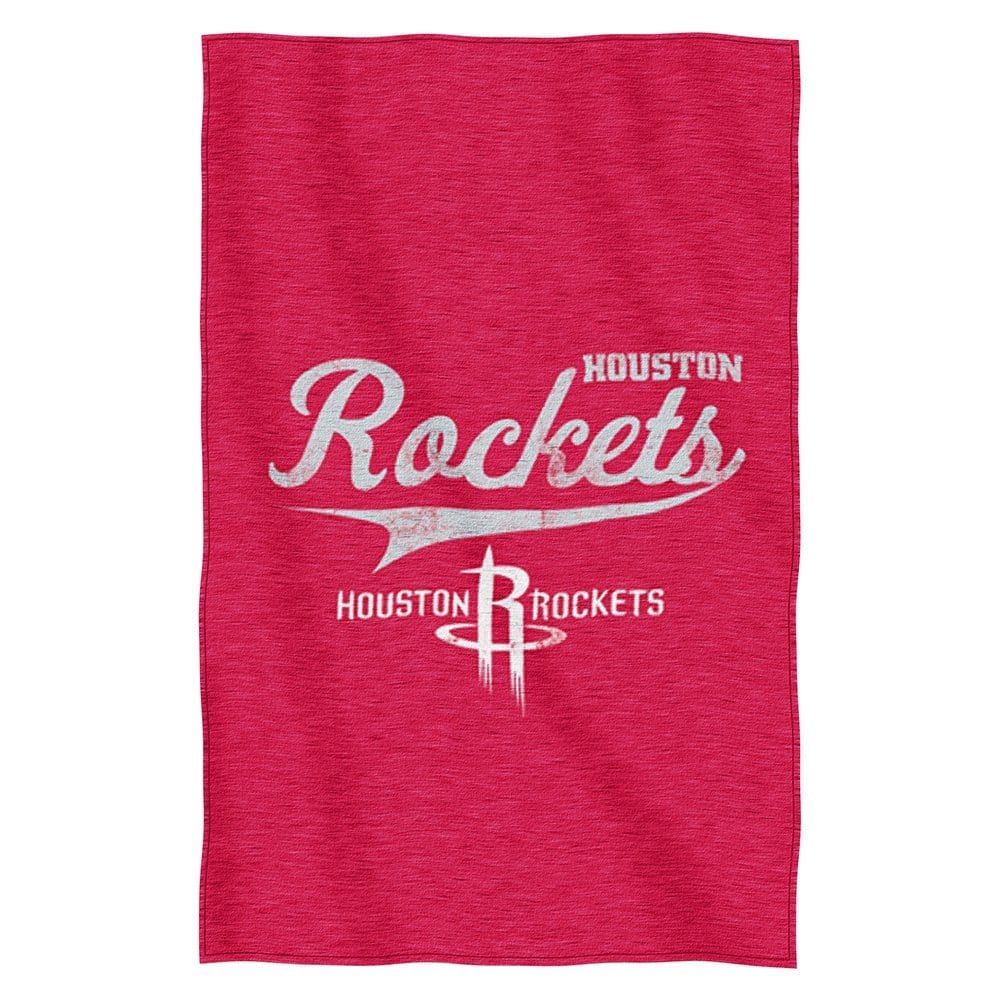 Northwest - Houston Rockets NBA Logo Sweatshirt Material Poly Cotton Throw - Multi