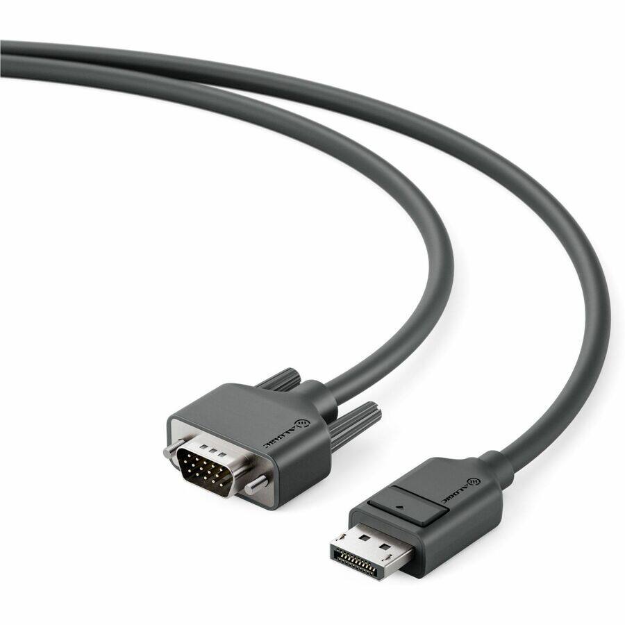 Alt View 1. Alogic - ALOGIC Display Port to VGA Cable - Elements Series - Male to Male (1M) - Dark Gray.