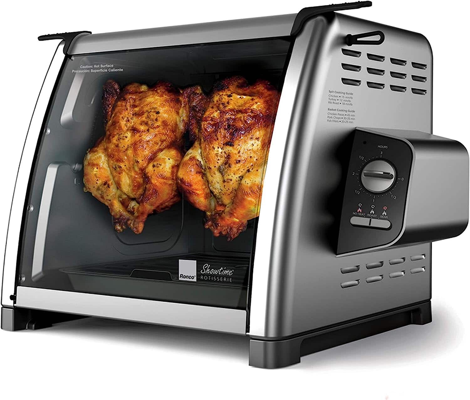 Ronco - Modern Rotisserie Oven Large Capacity 240oz Countertop Oven - Silver
