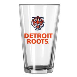 Logo Brands - Detroit Tigers 16oz. Team Slogan Pint Glass - Multicolor
