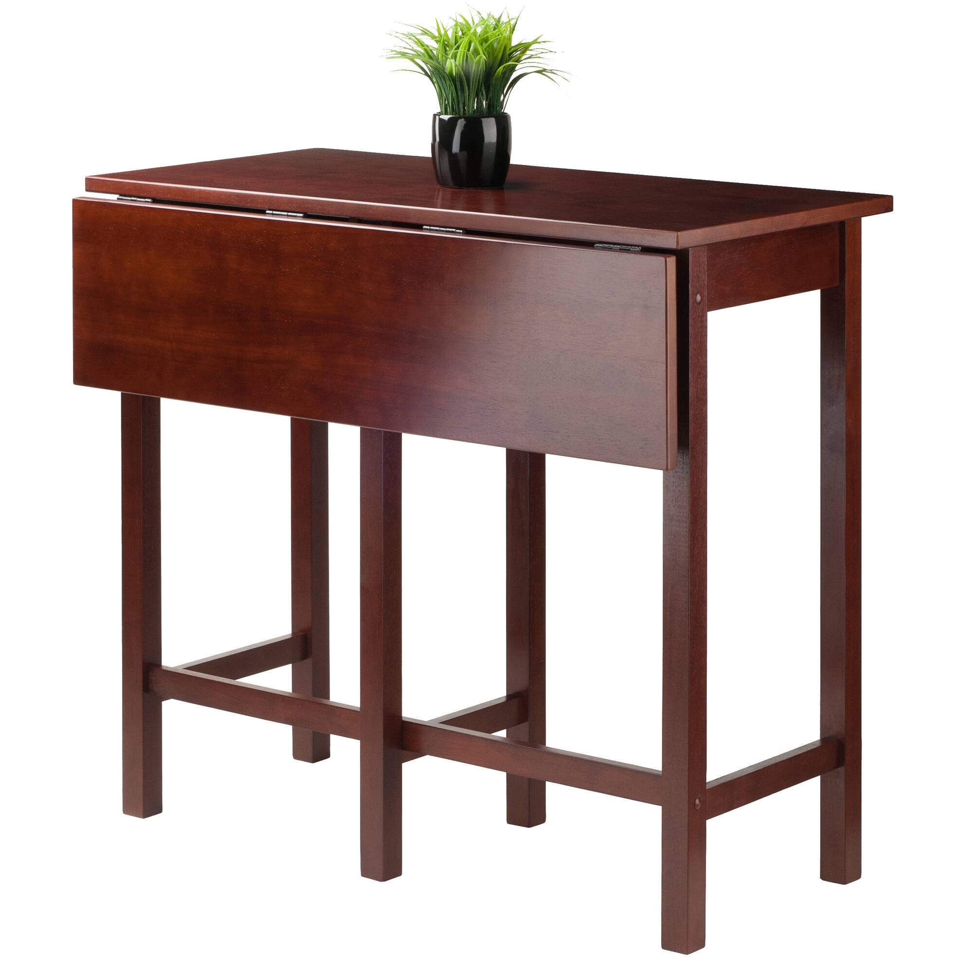 Alt View 7. Winsome Wood - Lynnwood Drop Leaf High Table - Walnut.