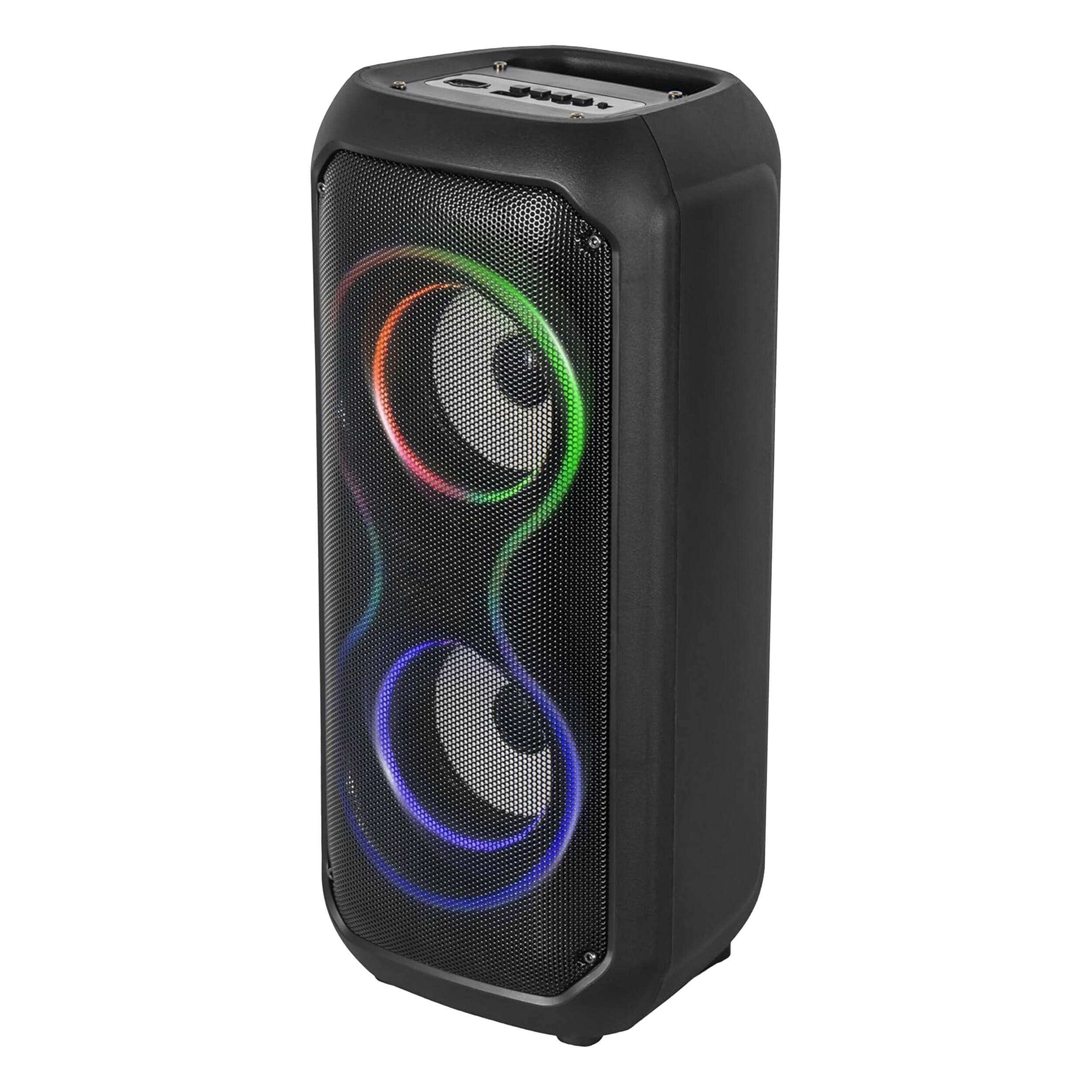 Alt View 3. iQ Sound - IQ Sound Dual 4 Inch Portable Bluetooth Speaker.