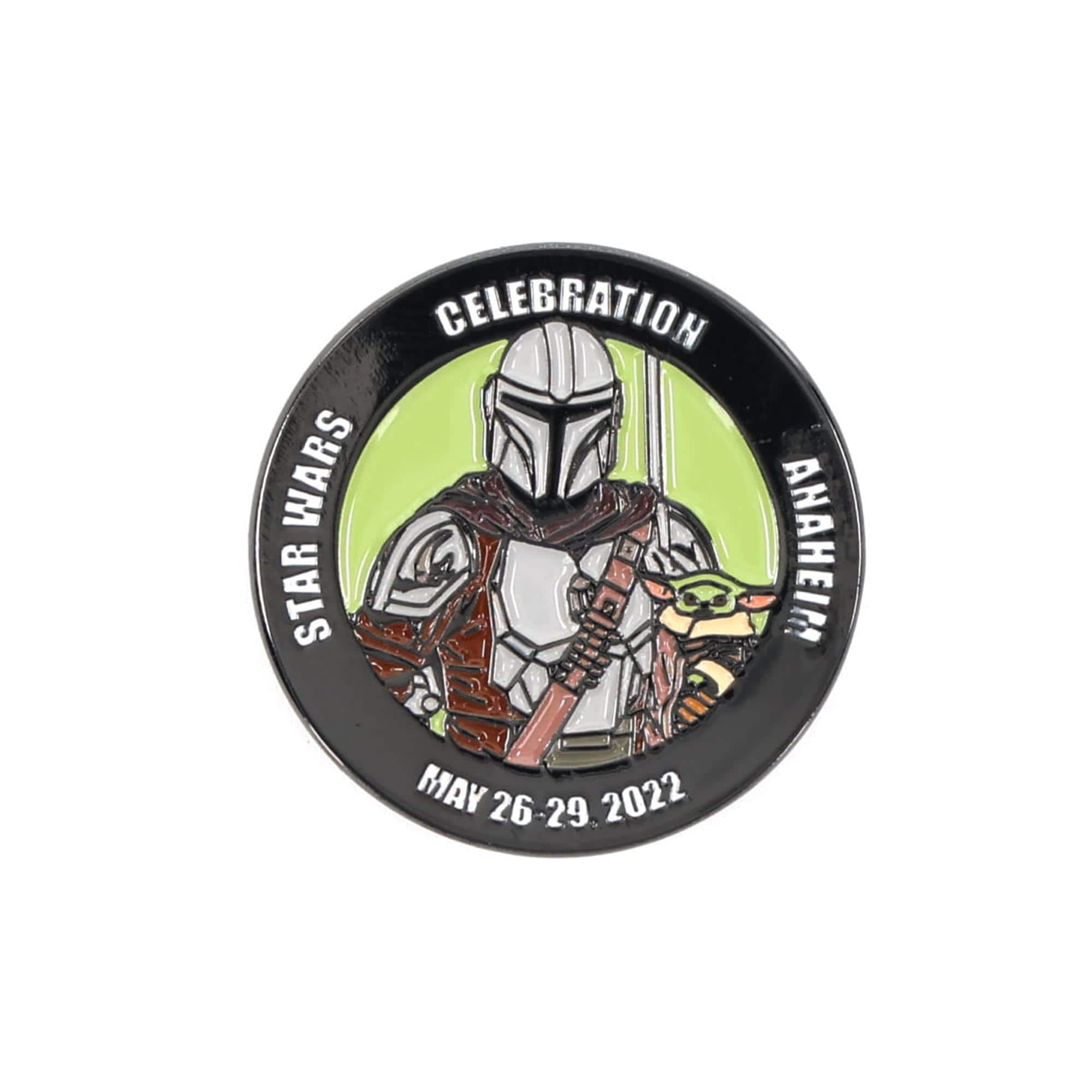 SalesOne LLC - Star Wars: The Mandalorian Din Djarin and Grogu Enamel Pin | SWC 2022 Exclusive - Black price history on PriceWatchPro