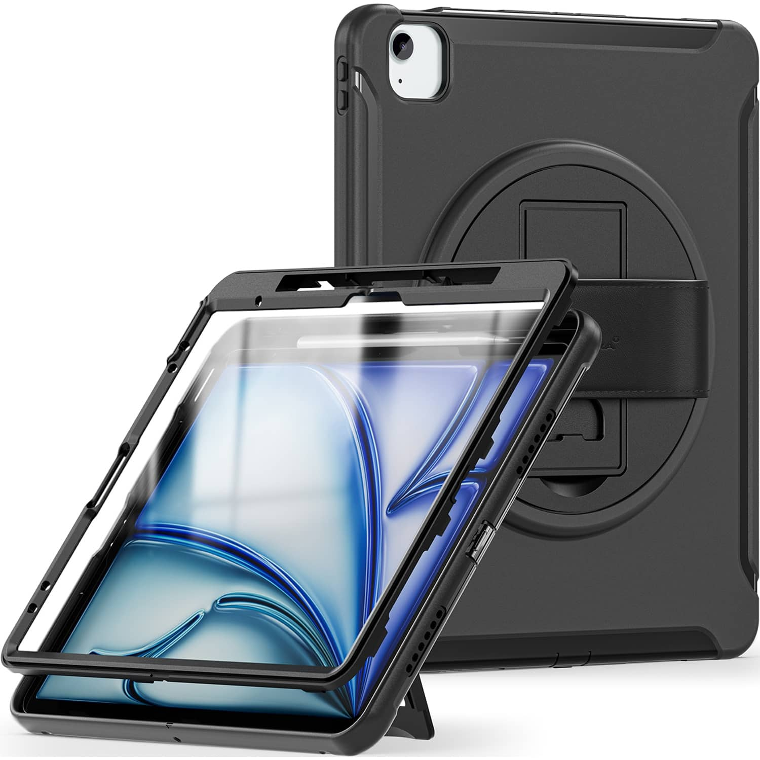 SaharaCase Raider Series Heavy-Duty Case with Hand Strap for Apple iPad ...