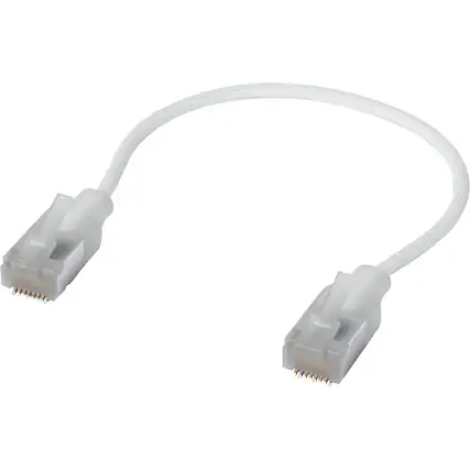 Front. Ubiquiti - UniFi Patch Cat 6A 0.15M 24Pk UACC-Cable-Patch-EL- - White.