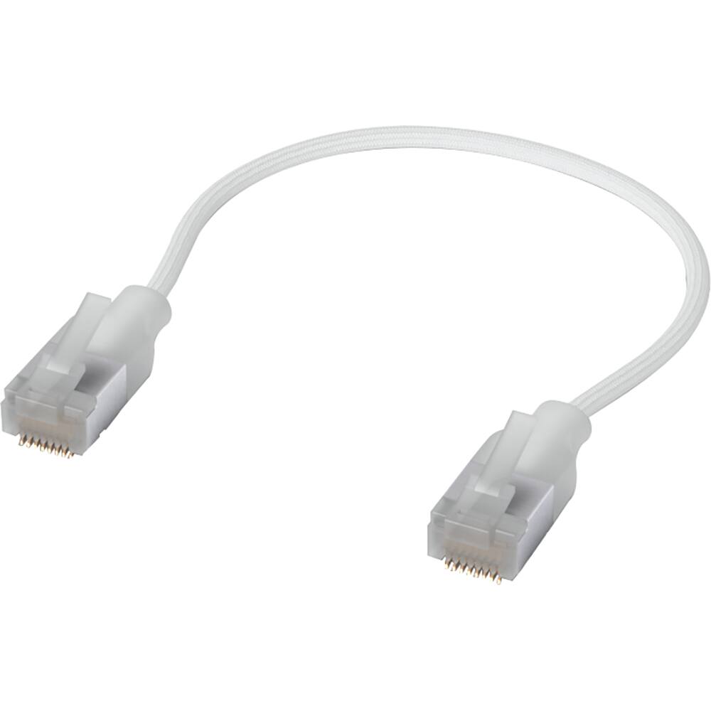 Front. Ubiquiti - UniFi Patch Cat 6A 0.15M 24Pk UACC-Cable-Patch-EL- - White.