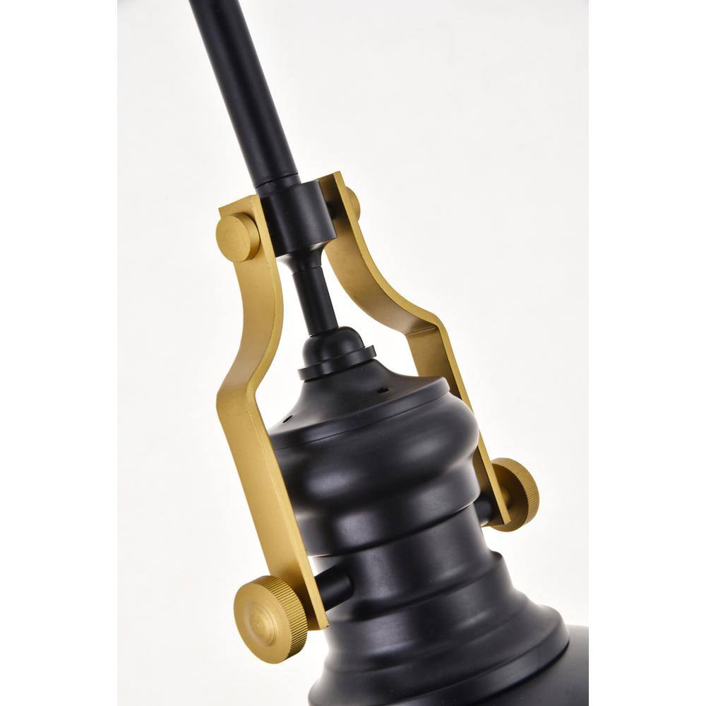 Alt View 1. Living District - Eamon 1 Light matte black Pendant - Matte Black.