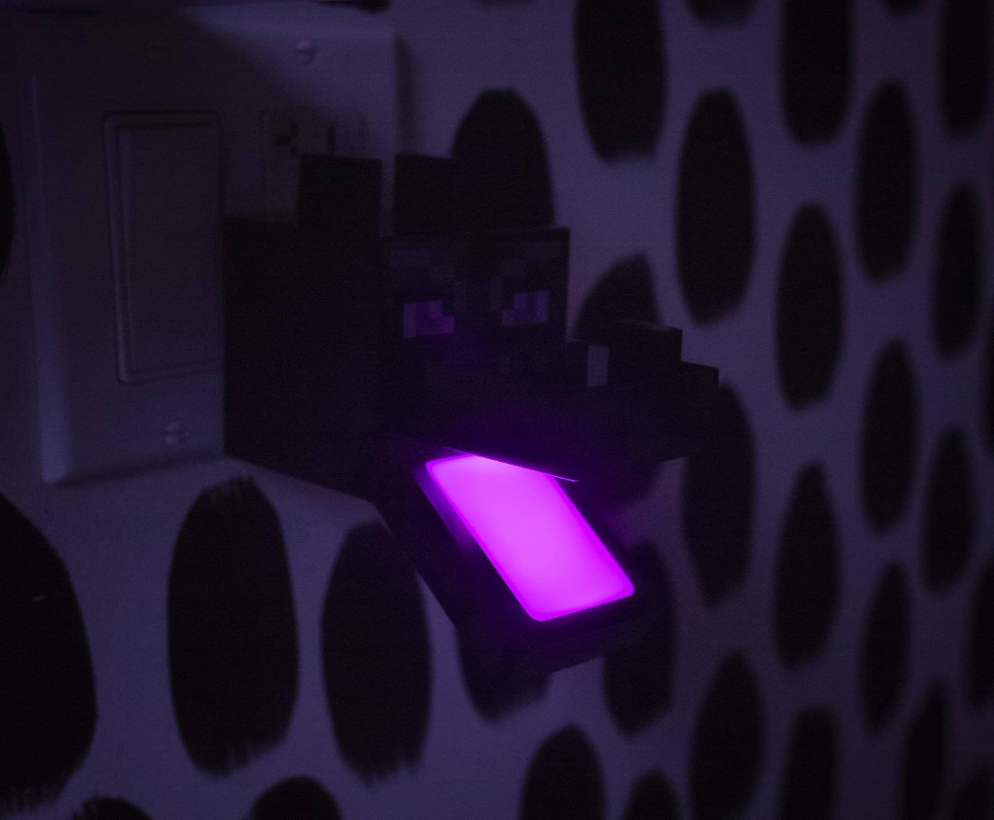 Alt View 1. Ukonic - Minecraft Purple Ender Dragon Plug-In Nightlight with Auto Dusk to Dawn Sensor - Black.