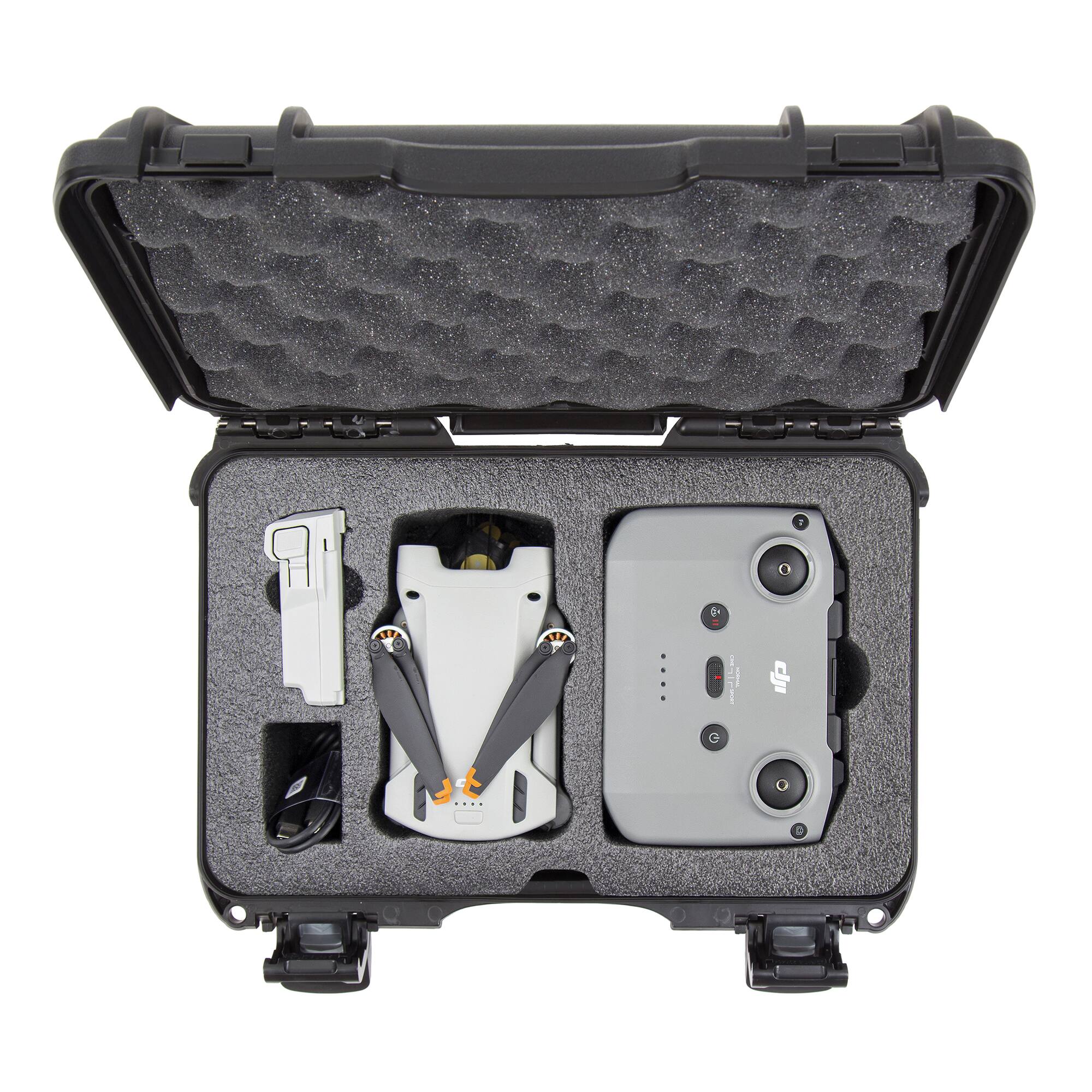 Alt View 18. NANUK - 909 Protective Hard Case with Insert for DJI Mini 3 Pro - Black.