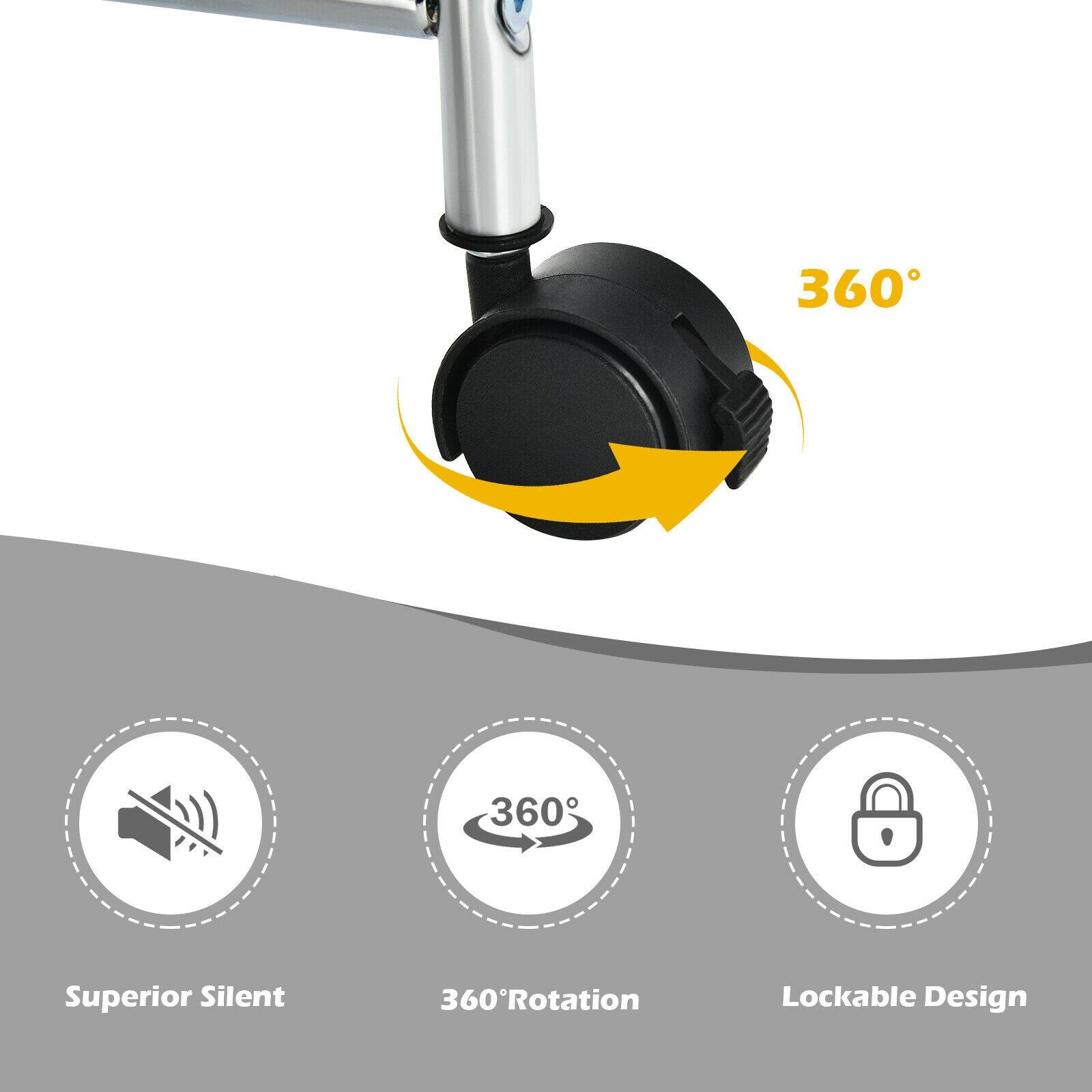 360° Superior Silent 360° Rotation Lockable Design
