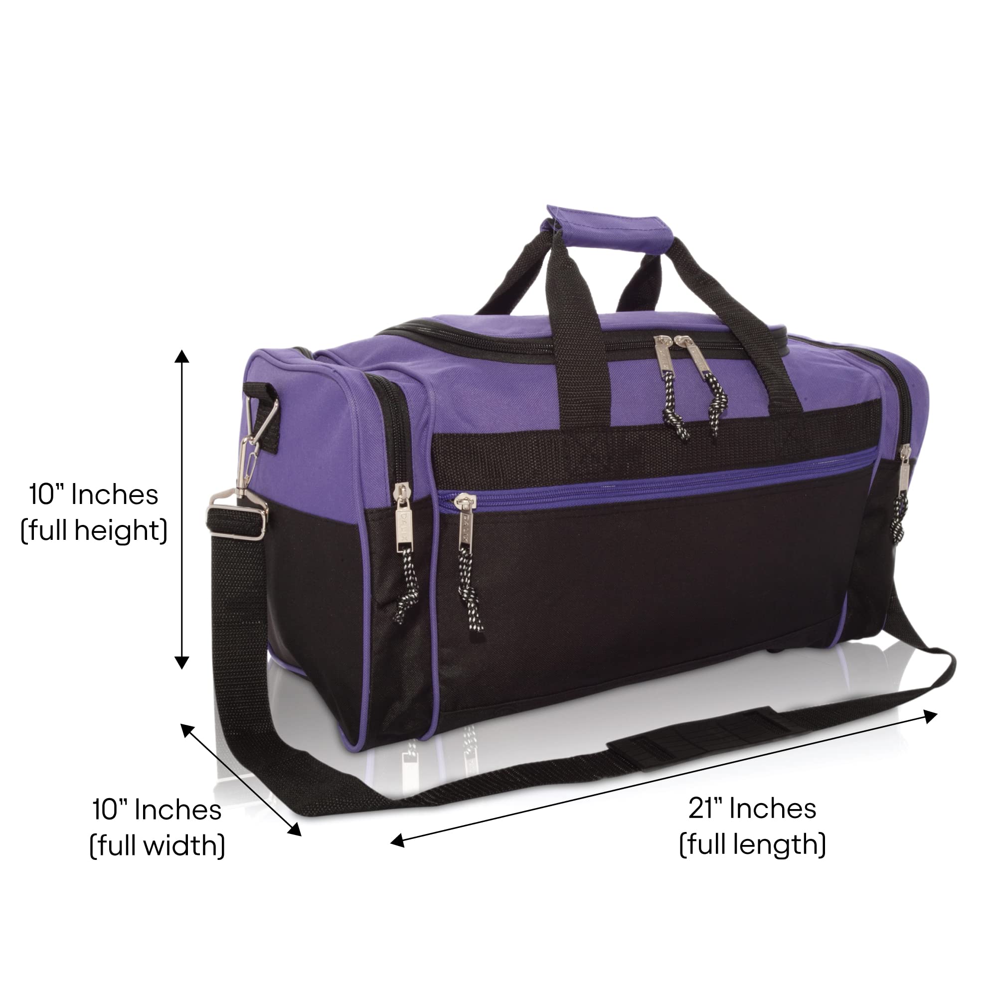 Paradigms Interiors 21" Blank Sports Duffle Bag Gym Travel Duffel With ...
