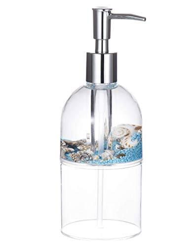 Earthley Blooms - Piece Liquid d Floating Motion Bathroom Vanity Accessory Set Garden Botanic Toothbrush Holder Tumbler Soap - 1-piece Conch