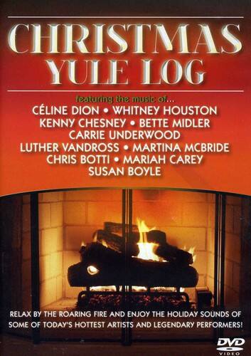 Front. Christmas Yule Log                  - DVD.
