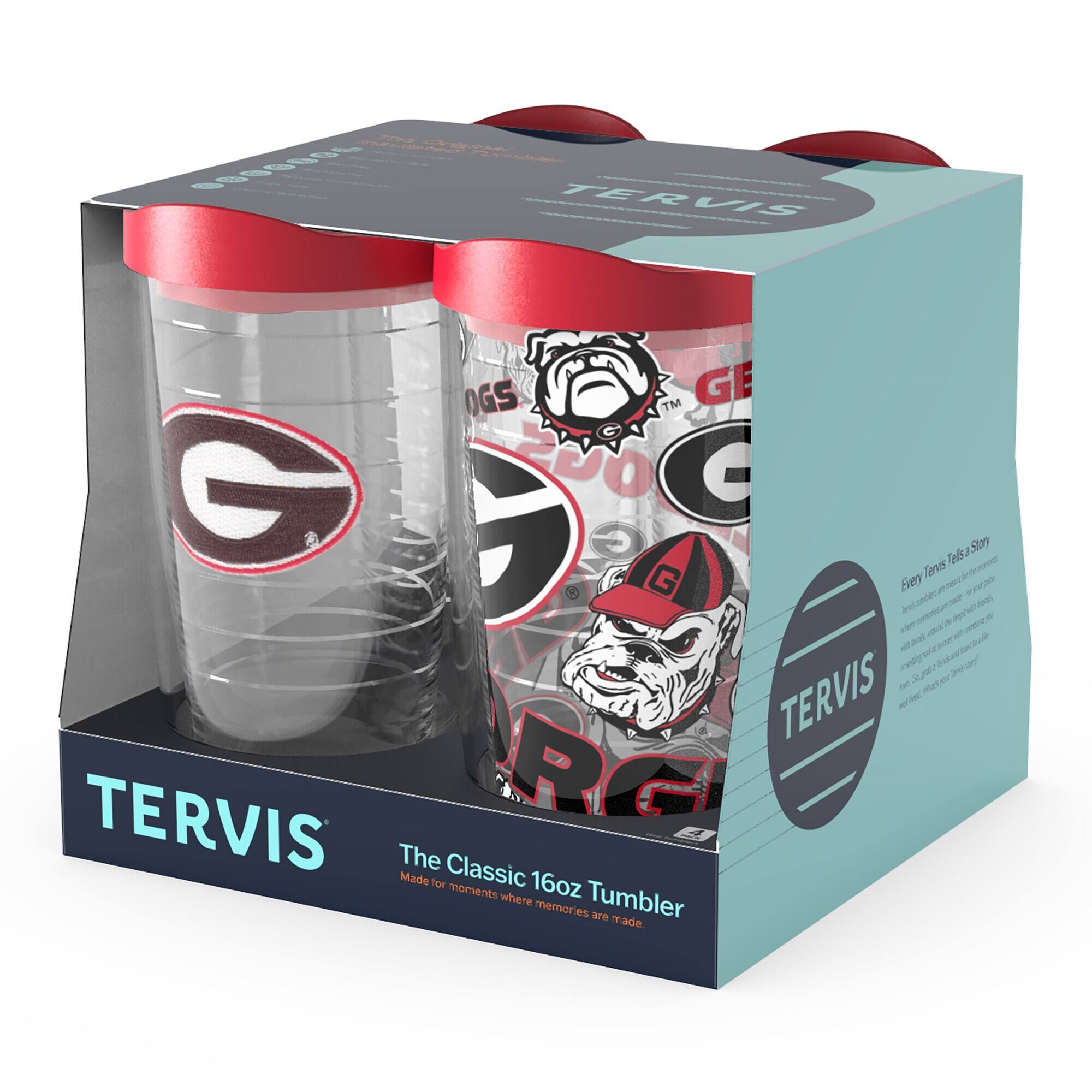 TERVIS  
The Classic 16oz Tumbler  
Made for moments where memories are made.  

GEORGIA  
Dogs  

TERVIS  
The Classic 16oz Tumbler  
Made for moments where memories are made.  

Aren't Tumblers the best?  
They're perfect for your favorite drink, whether it's hot or cold.  
They're easy to clean and dishwasher safe.  
They're made to last, so you can enjoy them for years to come.  
And they're made in the USA.  
So, what are you waiting for?  
Get your Tervis tumbler today!