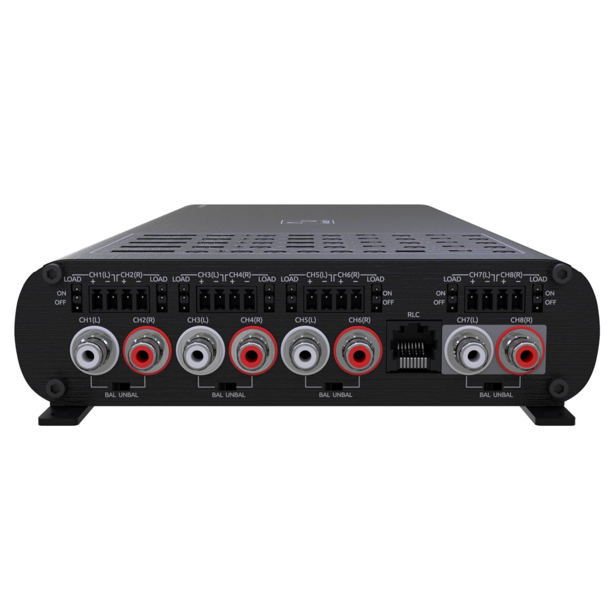 S CH1(L)  CH2(R) U)EHO CH4(R) CH5(L) CH6(R) LOAD + + LOAD LOAD + I 1 + LOAD LOAD + I  + LOAD D CH7(L) CH8(R) LOAD + - + LOAD ON OFF ON OFF ON OFF ON OFF CH1(L) CH2(R) CH3(L) CH4(R) CH5(L) CH6(R) RLC CH7(L) CH8(R) BAL UNBAL BAL UNBAL BAL UNBAL