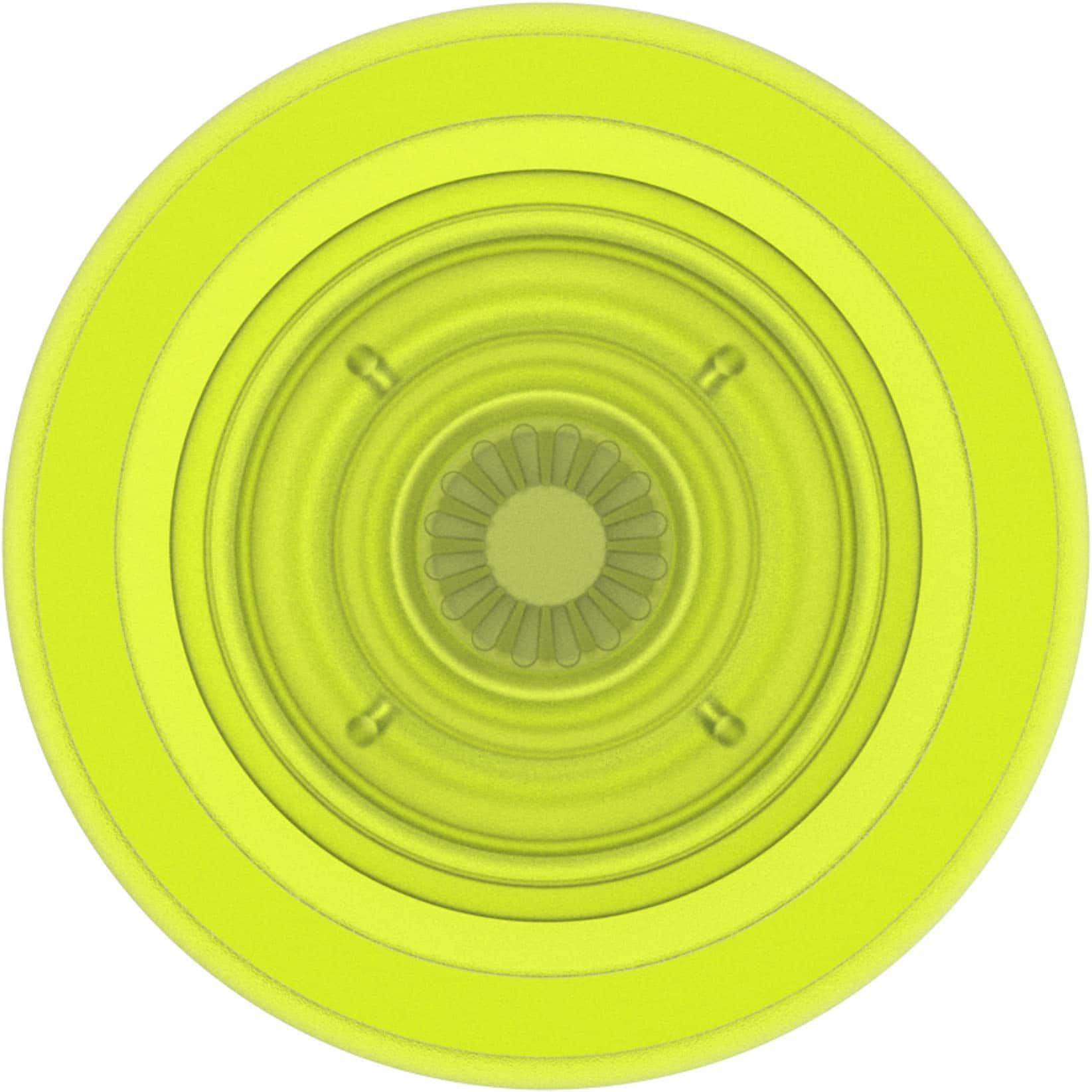 Alt View 2. PopSockets - MagSafe PopGrip Universal Magnetic Grip & Stand with Adapter Ring for Cell Phones - GITD Chartreuly Translucent.