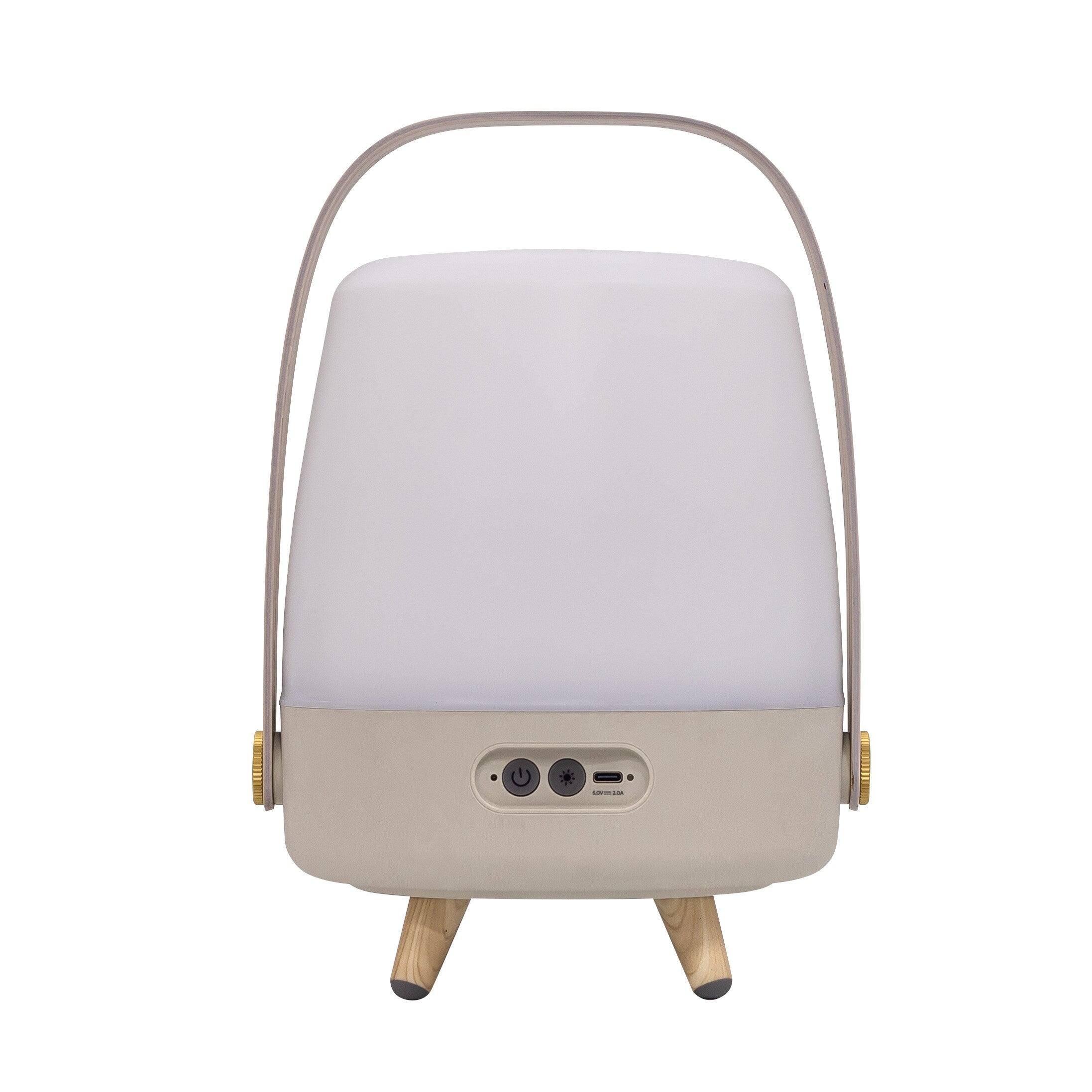 Alt View 5. Kooduu - Lite Up Play Mini- Sand Lamp, Cordless rechargeable indoor/outdoor speaker Lamp, Sound by JBL.