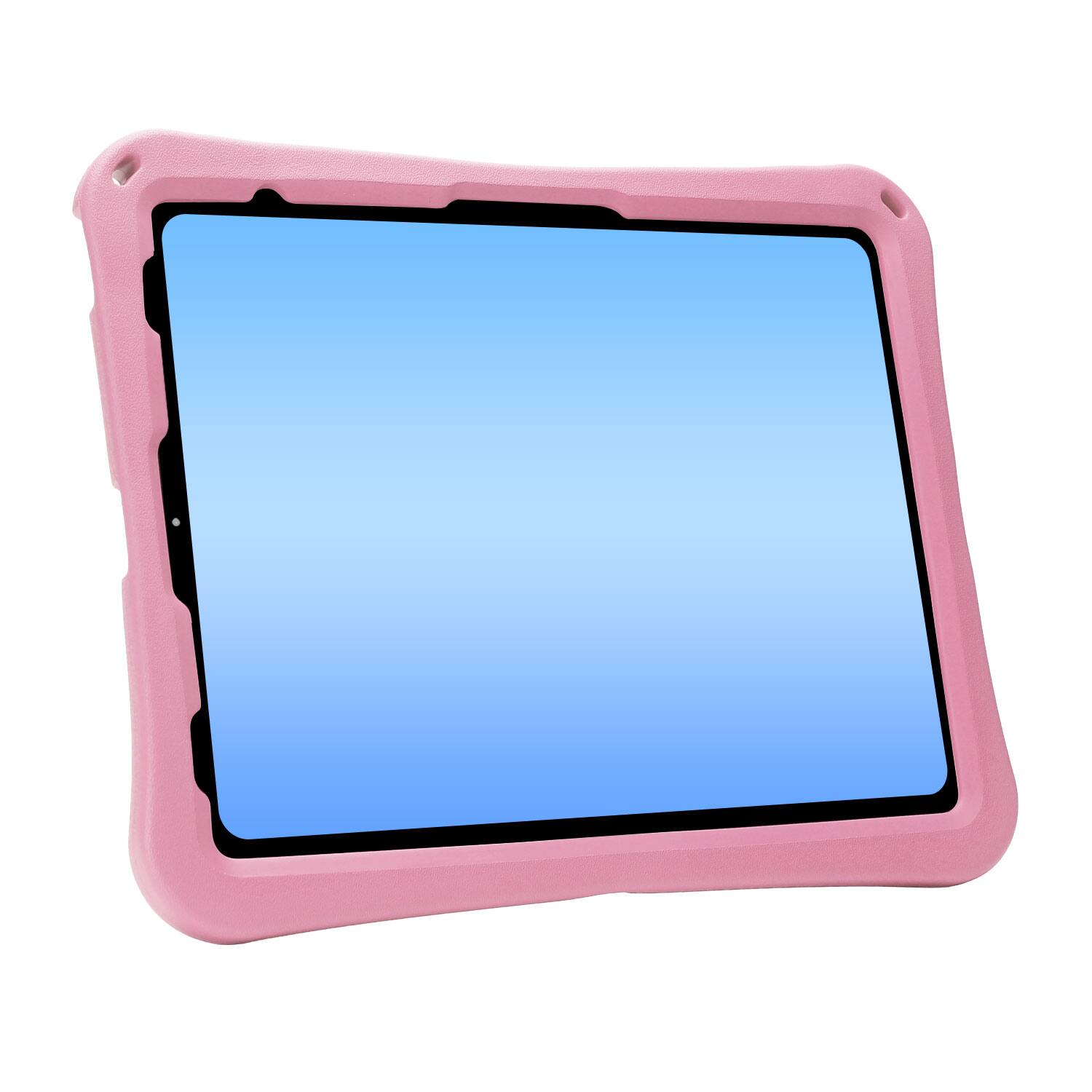 Alt View 2. Dteck - for Apple iPad Air (M4) 13" 2026/(M3) 2025/(M2) 2024 Rugged Case,Shockproof Heavy Duty EVA Cover with Rotating Stand - Pink.