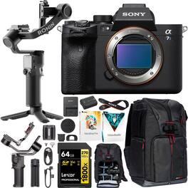 Bundle - Sony - a7S III Mirrorless Full Frame Camera Body Kit +DJI RS 3 Mini Gimbal