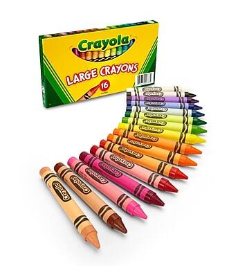 Crayola LARGE CRAYONS 16 p