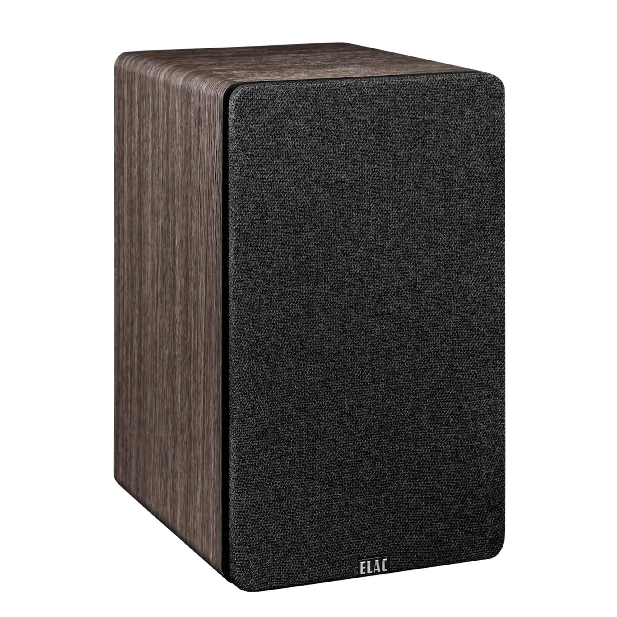 Alt View 2. ELAC - ELAC DCB61-WN Debut ConneX Powered Speaker - Walnut - Black/Gray.