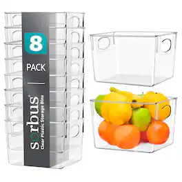 Sorbus - Acrylic Organizers (Pack of 8)