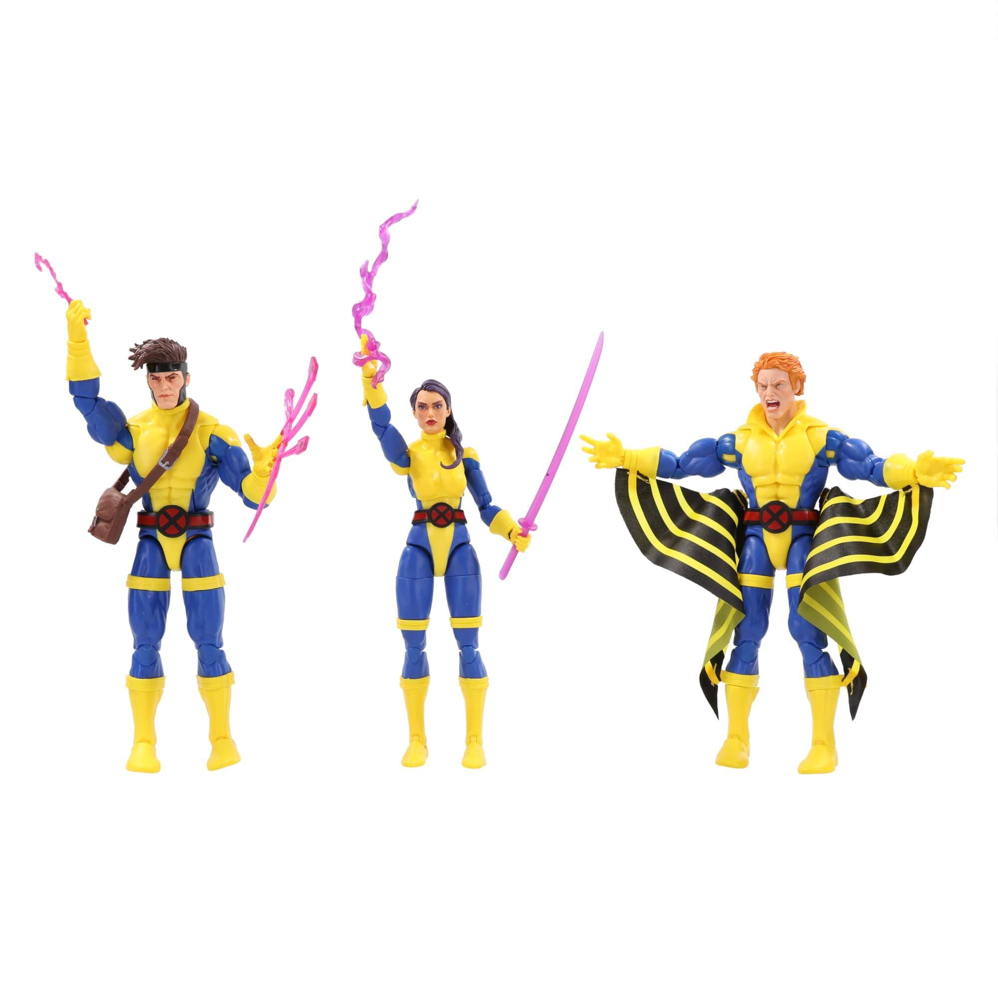Marvel Legends X Men 6 Inch Action Figure 3 Pack | Banshee, Gambit