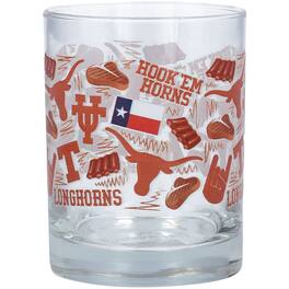 Indigo Falls - Texas Longhorns 14oz. Local Rocks Glass - Multicolor