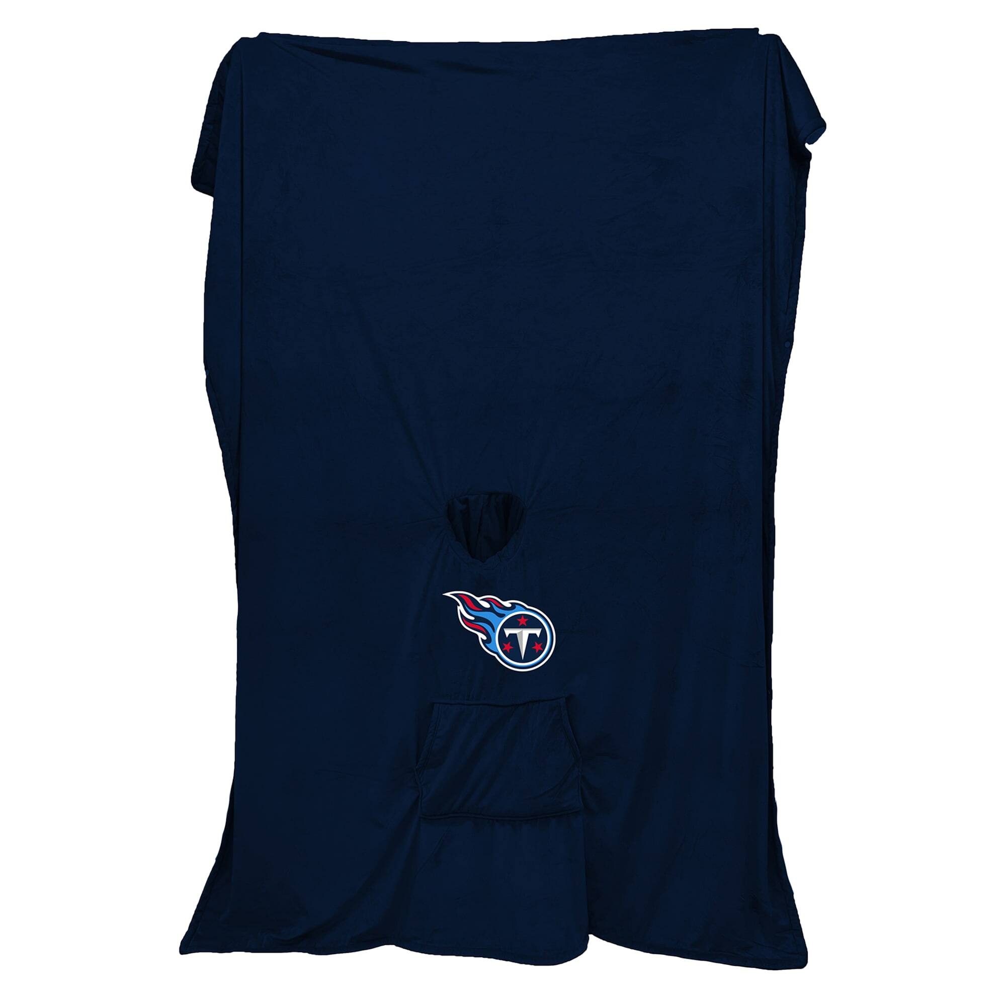 Alt View 2. Pegasus - Tennessee Titans 60- x 80- Team Color Hoodie Bloncho - Multicolor.