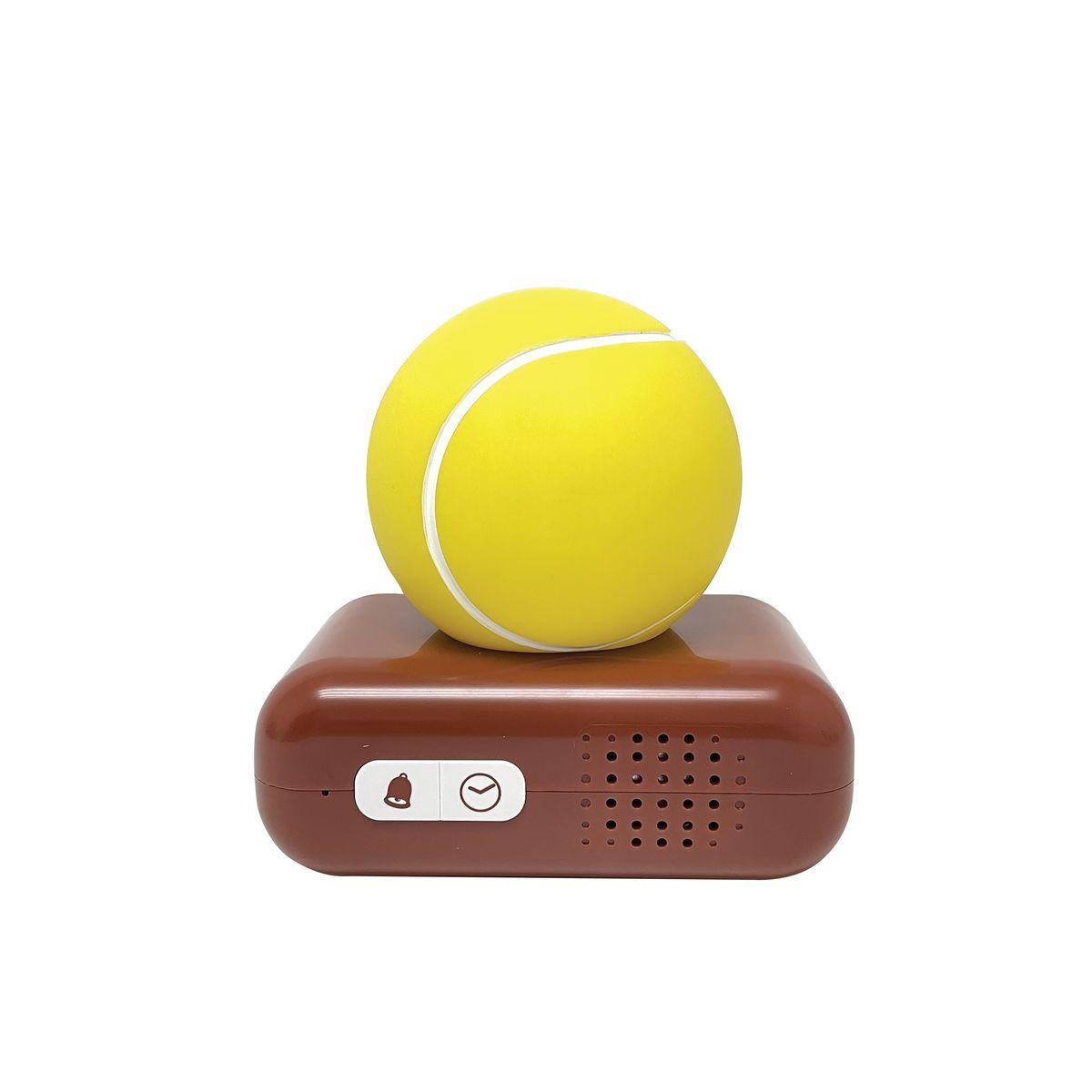 Alt View 9. Lexibook - Tennis Night Light Alarm Clock with Sounds - YELLOW.