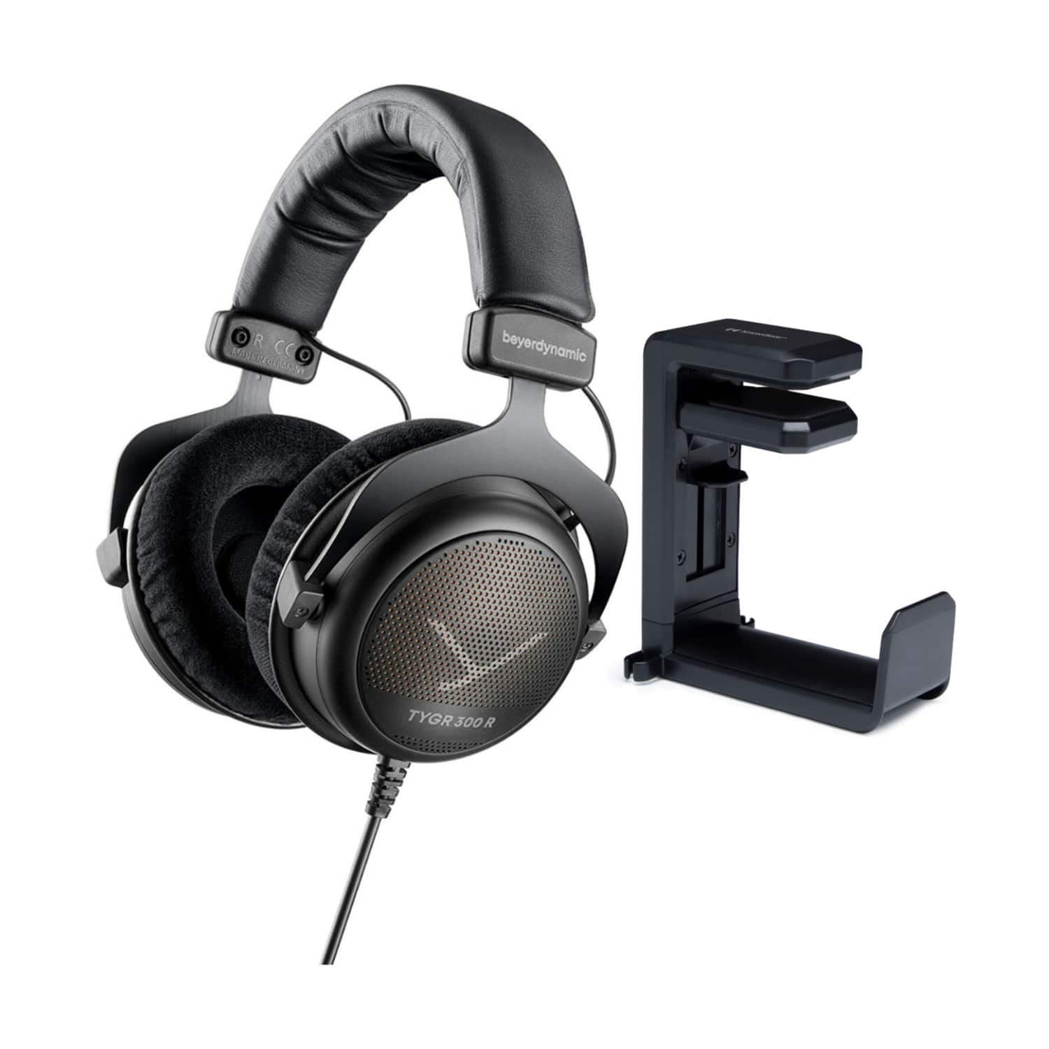 Beyerdynamic - TYGR 300 R Open-Back Gaming Headphones Bundle - Black