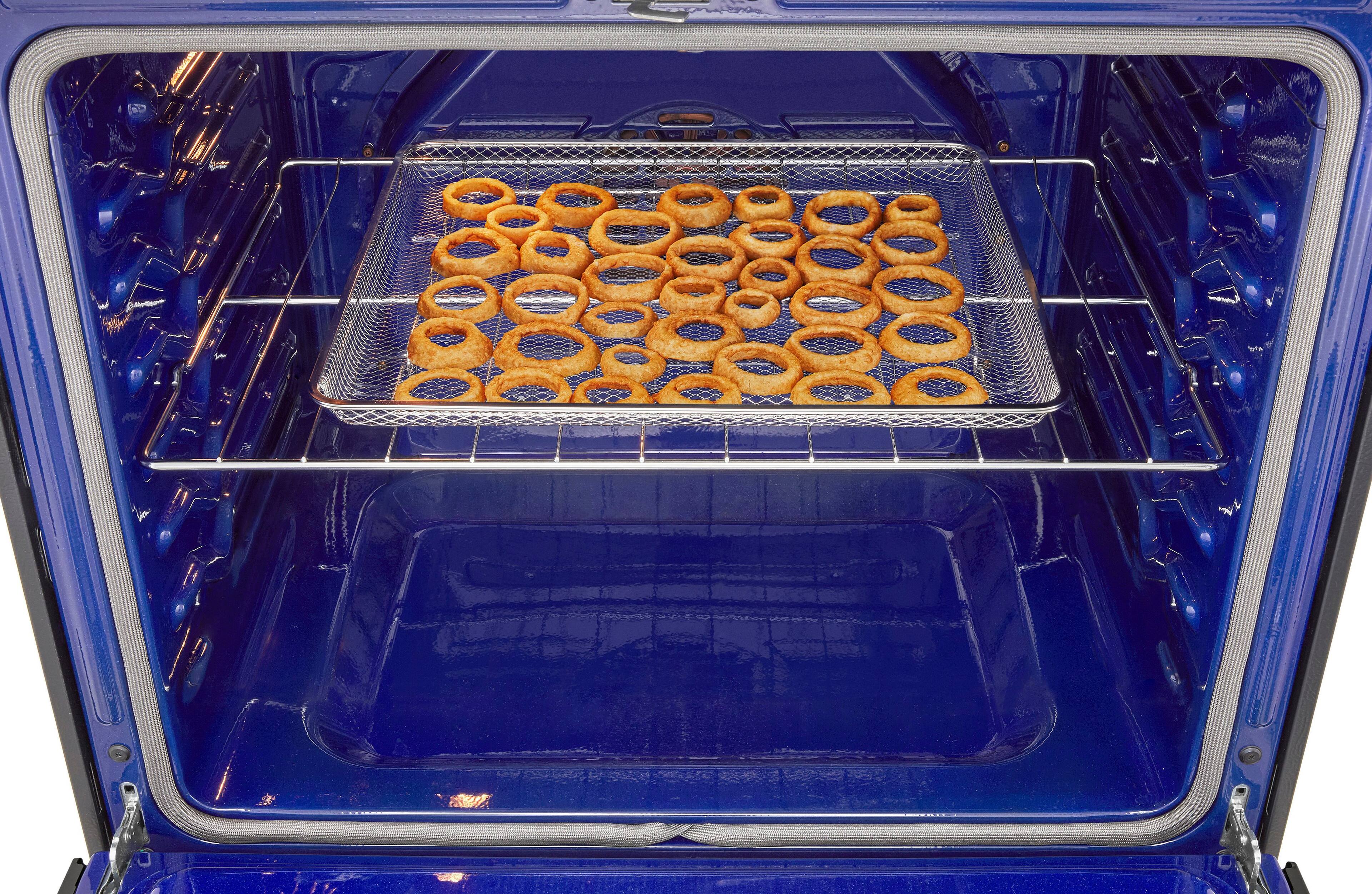 Alt View 23. LG - 6.3 Cu. Ft. Freestanding Gas True Convection Smart Range with EasyClean, Air Fry and Premium Handle - PrintProof Black Stainless Steel.