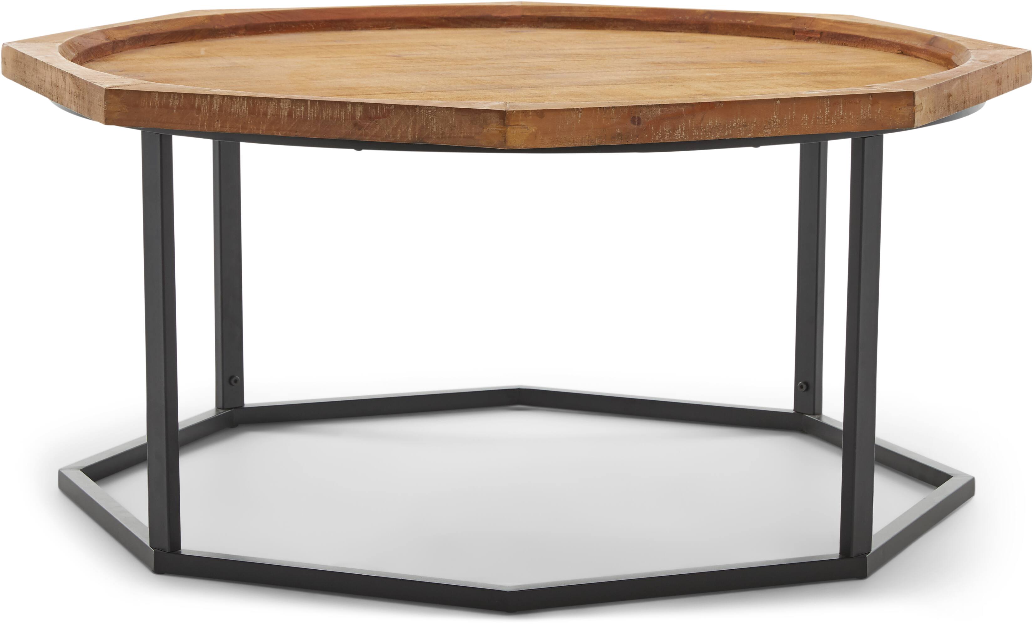 Alt View 1. Finch - Finch Grayson Coffee Table, Natural - Black & Natural.