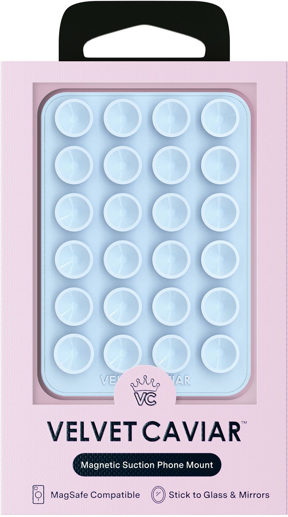 VELVET CAVIAR Magnetic Suction Phone Mount MagSafe Compatible Stick to Glass & Mirrors