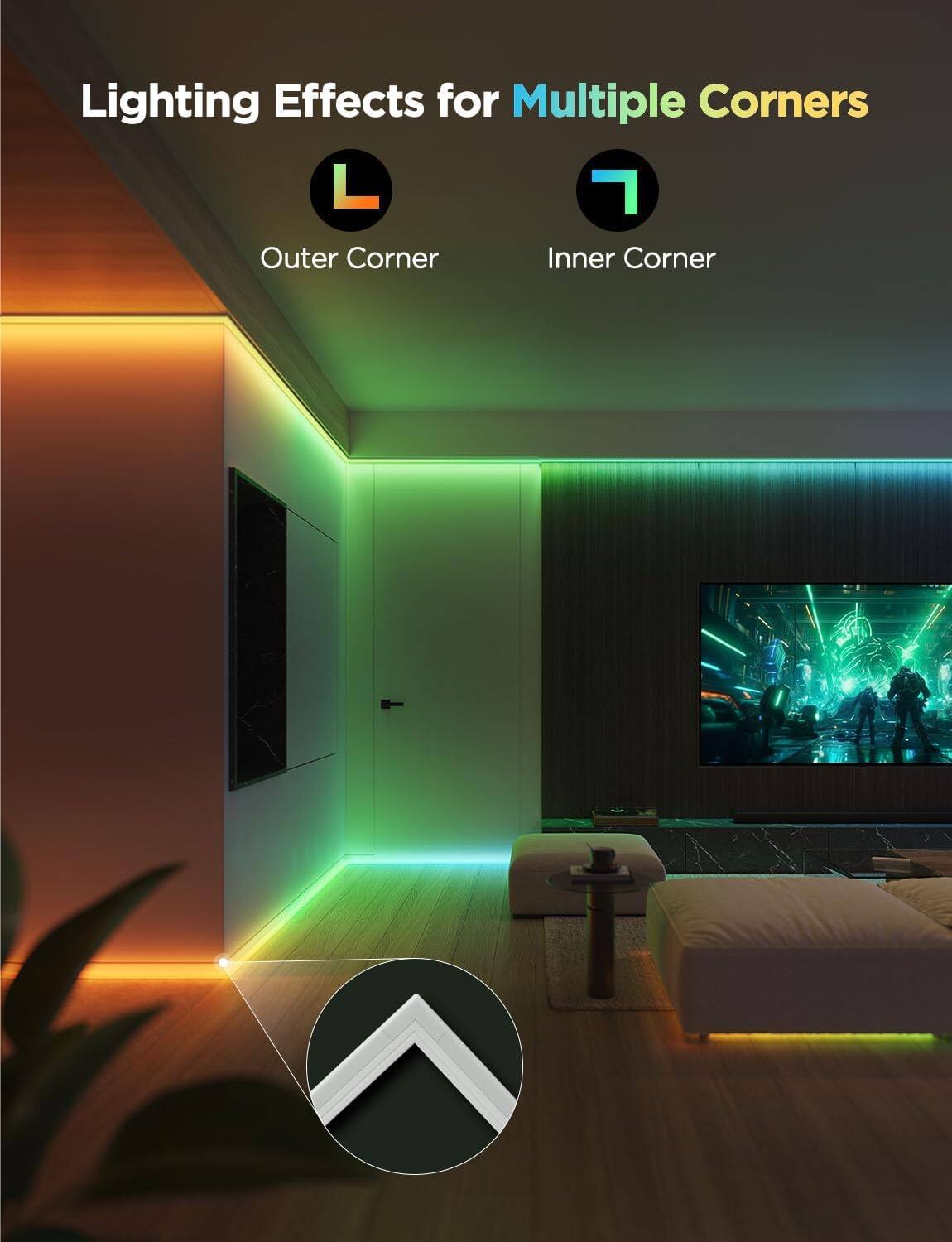 Lighting Effects for Multiple Corners

Outer Corner

Inner Corner