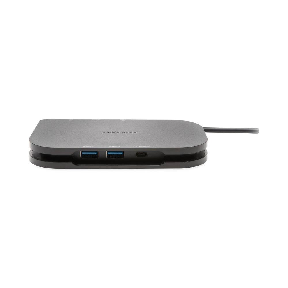 Angle. Kensington - Kensington SD1610P Docking Station - for Tablet, Notebook, Projector, Monitor - 60 W - USB Type C - 4K - 3840 x 2160 - 3 - Gray.