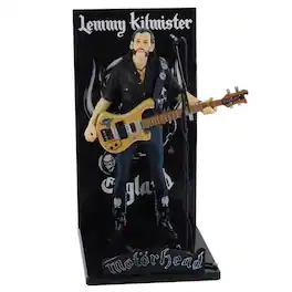 Locoape - Motorhead Lemmy Kilmister Deluxe Figure Rickenbacker Guitar Eagle - Black