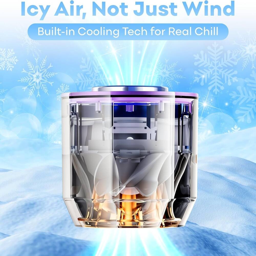 Icy Air, Not Just Wind  
Built-in Cooling Tech for Real Chill