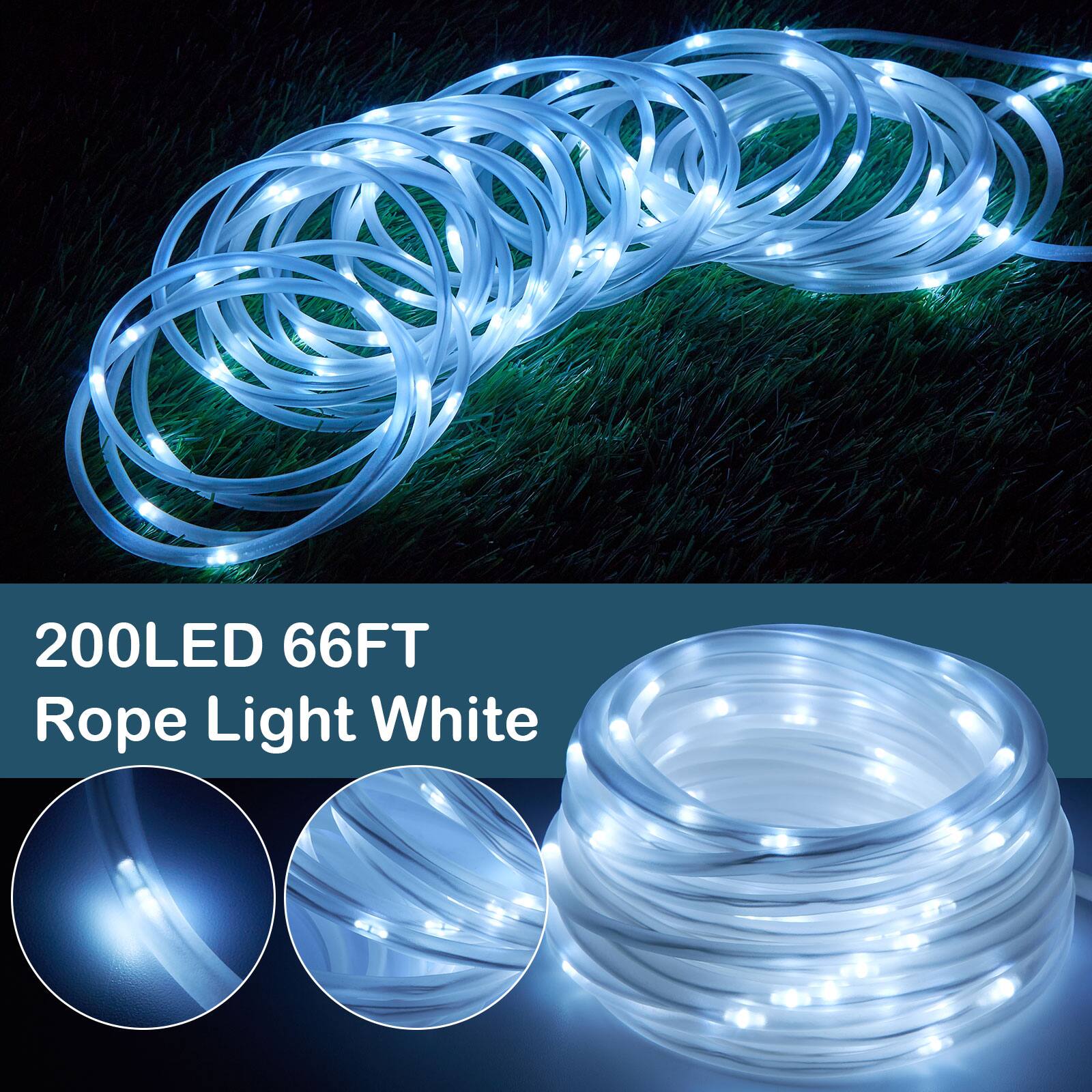 200LED 66FT Rope Light White
