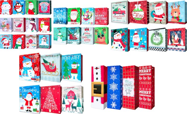 Sure, here is the corrected and grouped text from the image:
**Top Row:**
- "NOW"
- "TRADITIONAL CANDY CANES"
- "CLAUS CANDY SHOP"
- "let it Snow"
- "SANTA"
- "MERRY CHRISTMAS"
- "FARM FRESH"
- "Christmas trees"
- "FIR • SPRUCE • PINE"
**Second Row:**
- "HOLIDAY"
- "SLEIGH RIDES"
- "PAR CANO"
- "SANTA"
- "Oh what FUN"
- "Wishing YOU PEACE LOVE JOY Holiday SEASON"
- "Peace & Joy"
- "JINGLE"
- "MERRY CHRISTMAS"
**Third Row:**
- "HOLY JOLLY"
- "Peace & Joy"
- "MERRY CHRISTMAS"
- "WINTER WISHES"
- "MERRY CHRISTMAS"
- "the most WONDERFUL TIME of the year"
- "MERRY CHRISTMAS"
- "CHEERS"
**Fourth Row:**
- "HOLY JOLLY"
- "Merry Christmas"
- "Wishing YOU PEACE LOVE JOY Holiday SEASON"
- "MERRY CHRIST