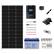 Front. Renogy - Mountable Solar Panel Kit (100W Panel, 50ah Hybrid Gel Battery & Accy's) - Black.