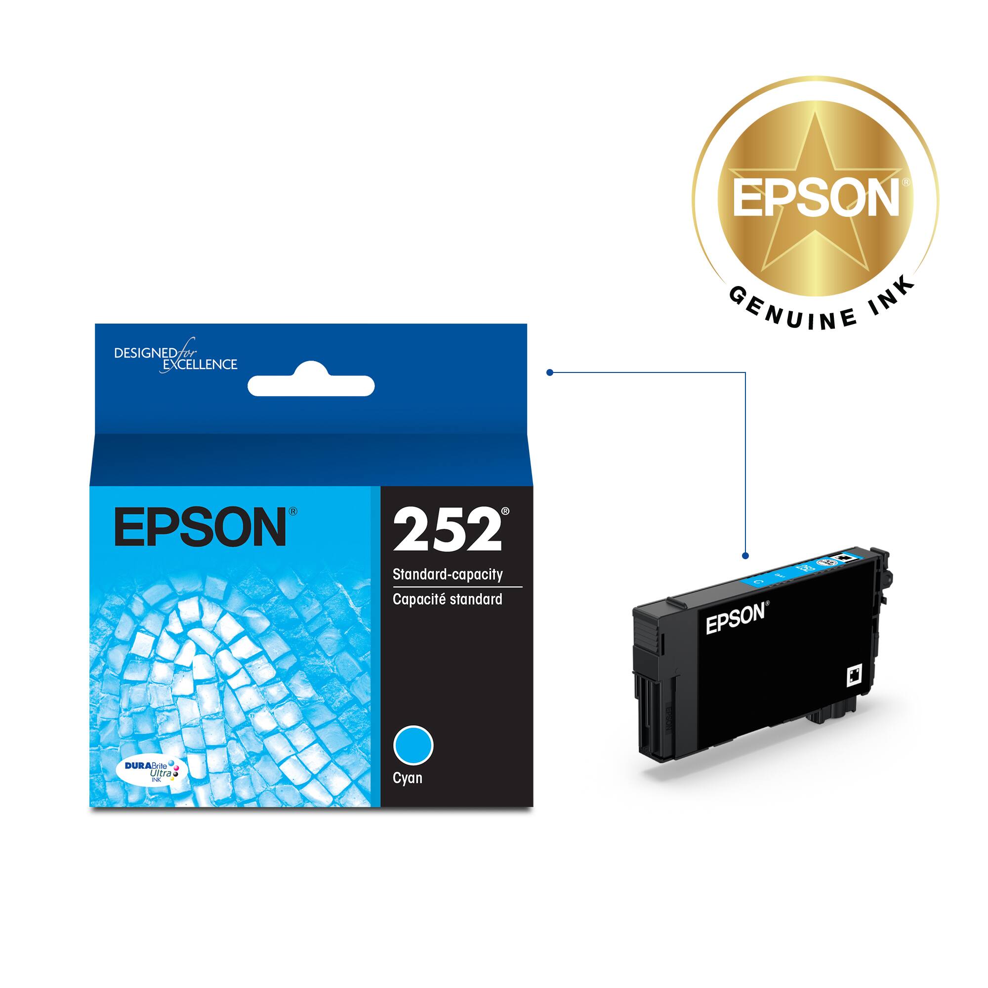 EPSON 252 Standard-capacity Capacit standard EPSON DURABLUE Ink - Cyan