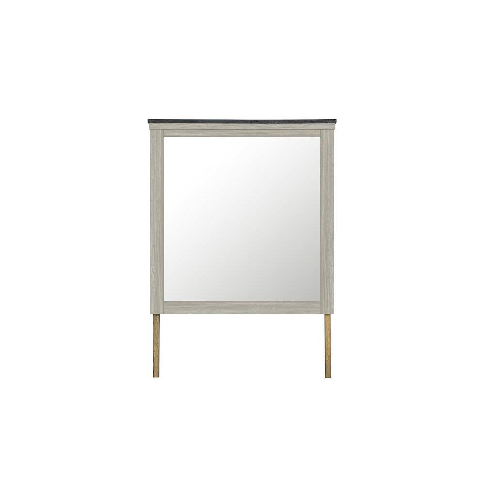 Left. Global Furniture USA - Ashley Brown Mirror - Brown.