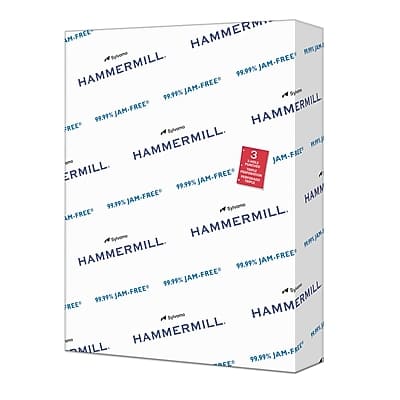Hammermill - Copy Plus 8.5" x 11" 3-Hole Punched Copy Paper, 20 lbs., 92 Brightness, 500 Sheets/Ream - White