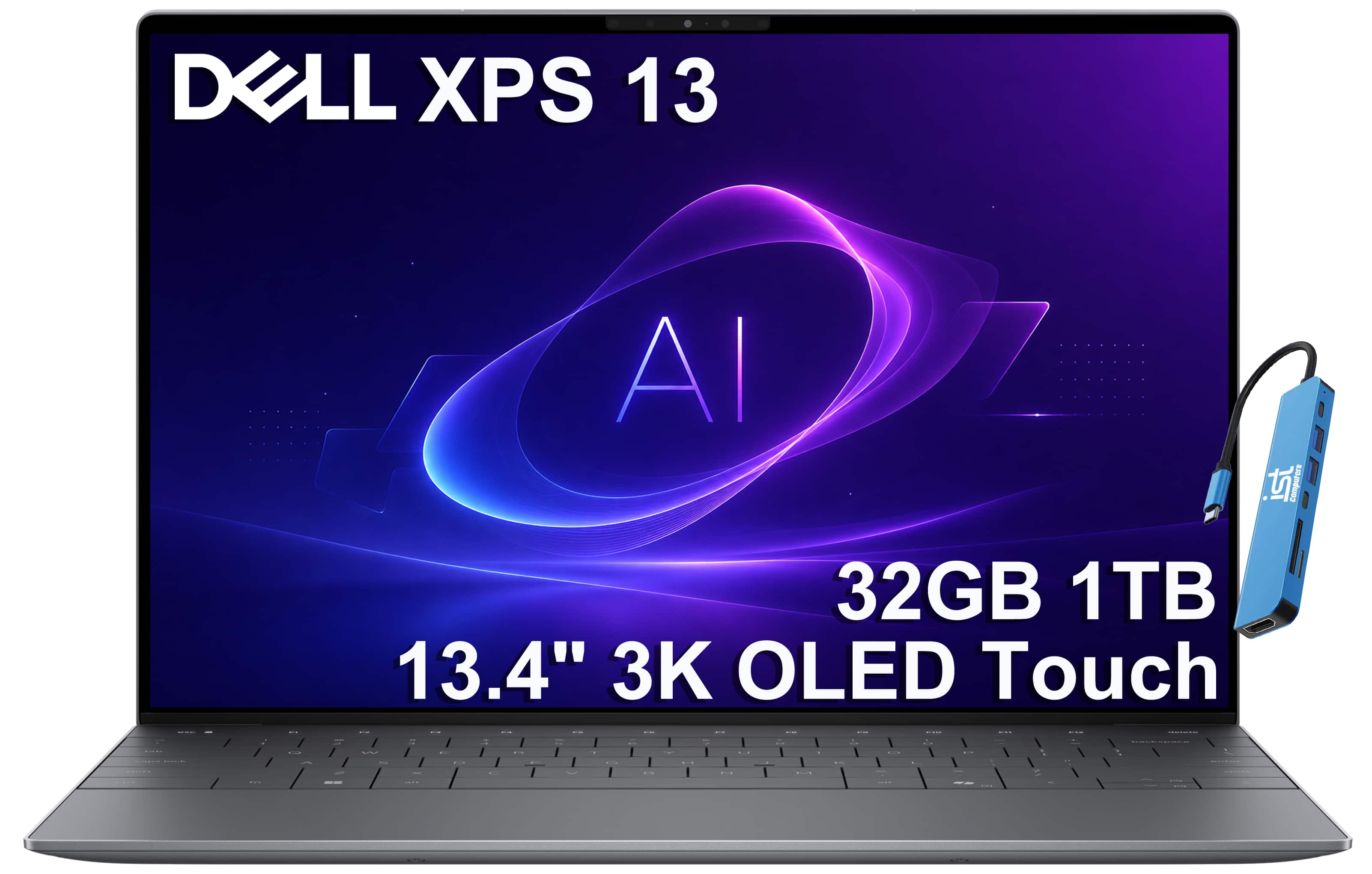 DELL XPS 13  
AI 15 THE Computer 32GB 1TB 13.4" 3K OLED Touch