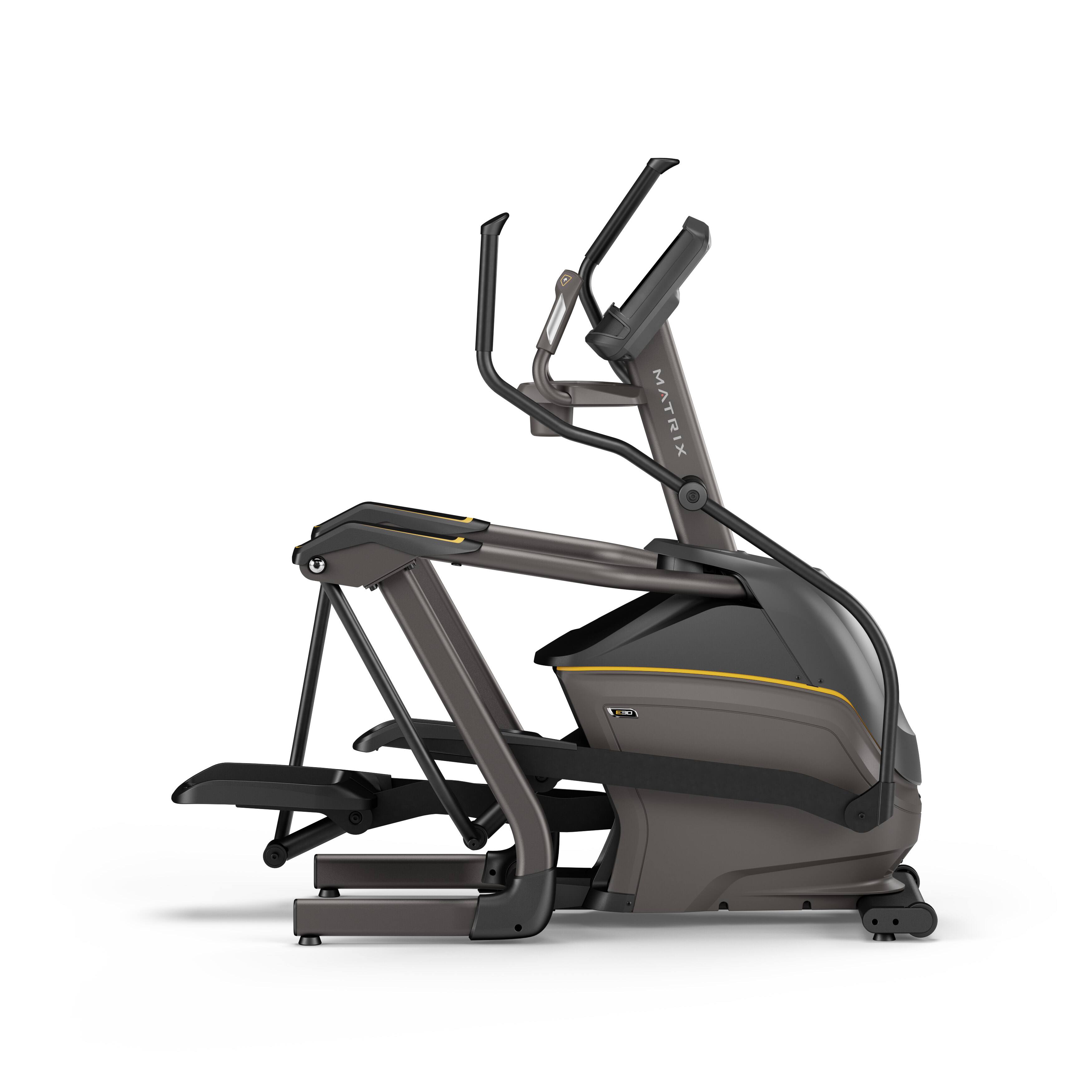 Left. Matrix - E30 Elliptical with 16" XIR Console - Black.