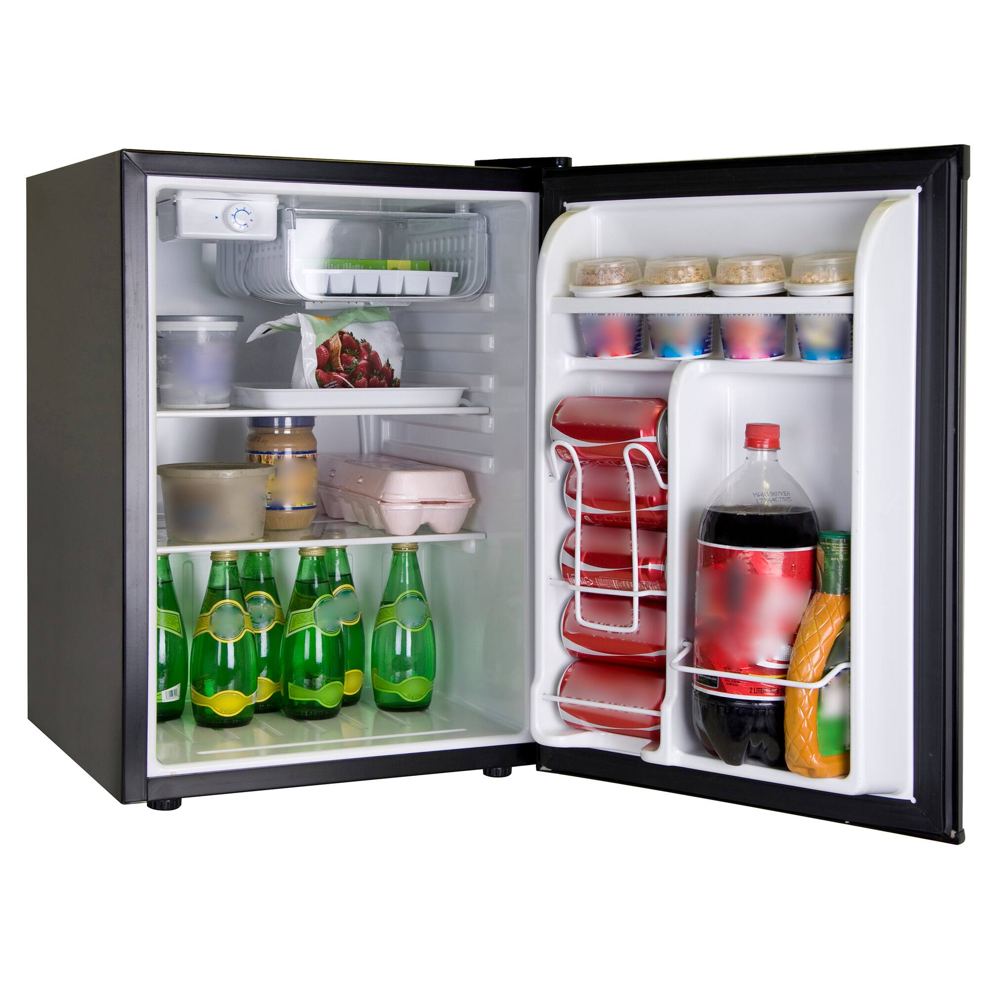 Alt View 7. Magic Chef - Magic Chef 2.6 cu. ft. Mini Fridge in Stainless Steel - 1-Door - Silver.