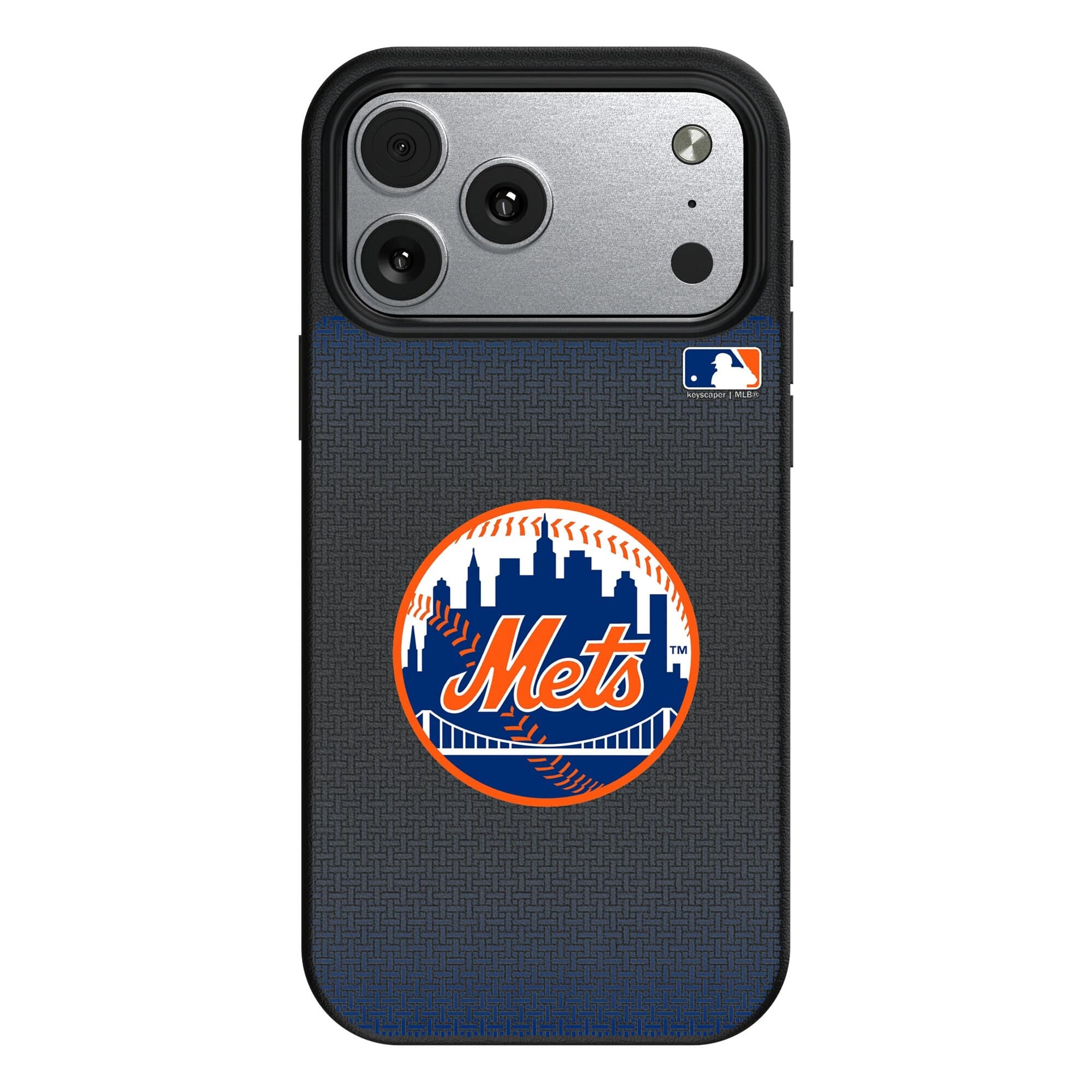 Keyscaper - MLB - New York Mets - Linen Logo iPhone Magnetic Bump Case - 17 Pro - Black price history on PriceWatchPro