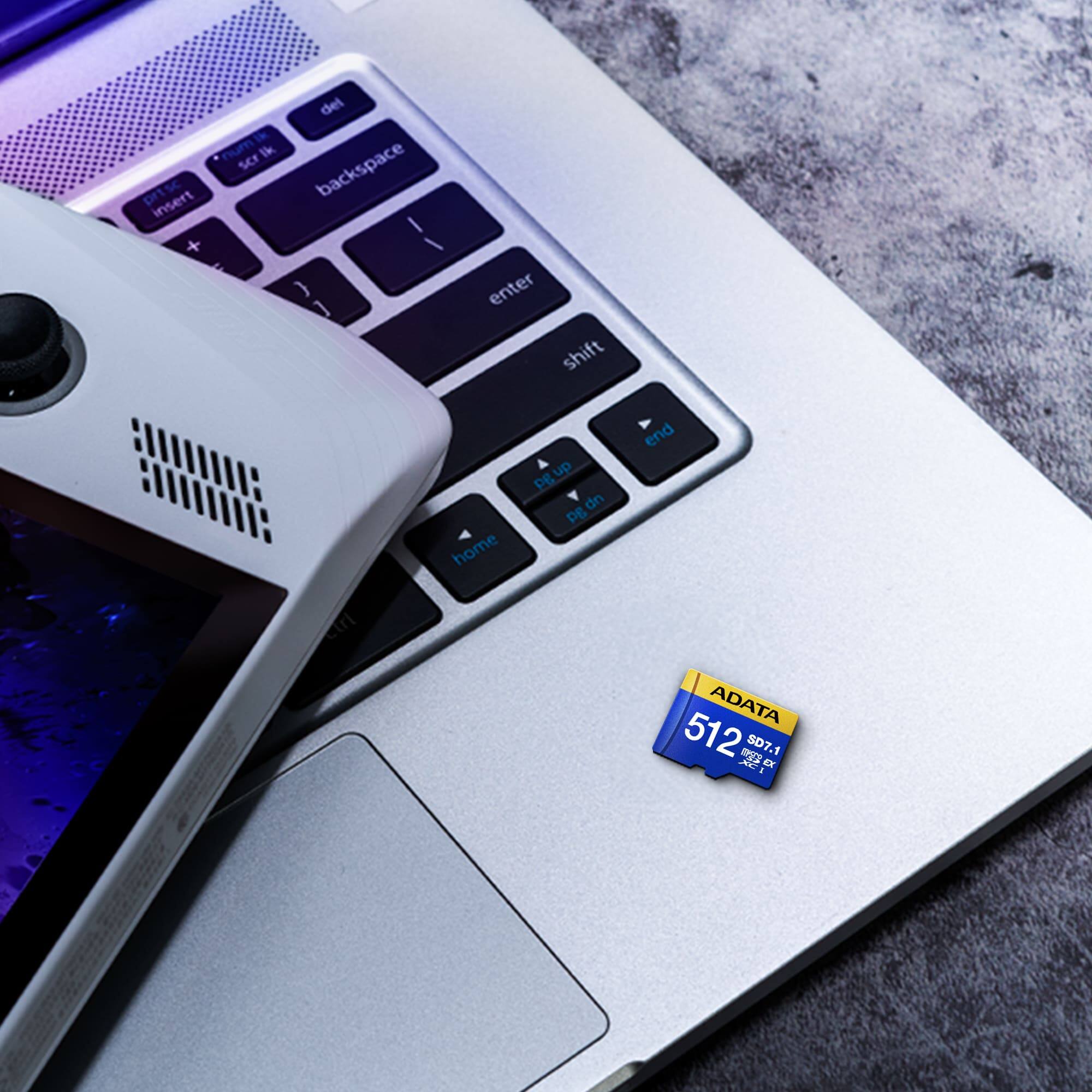 del num SCr tk prtsc backspace insert I - enter shift home pg up up Pg dn P6 end cirl ADATA 512 E SD7.1 1 N e 1